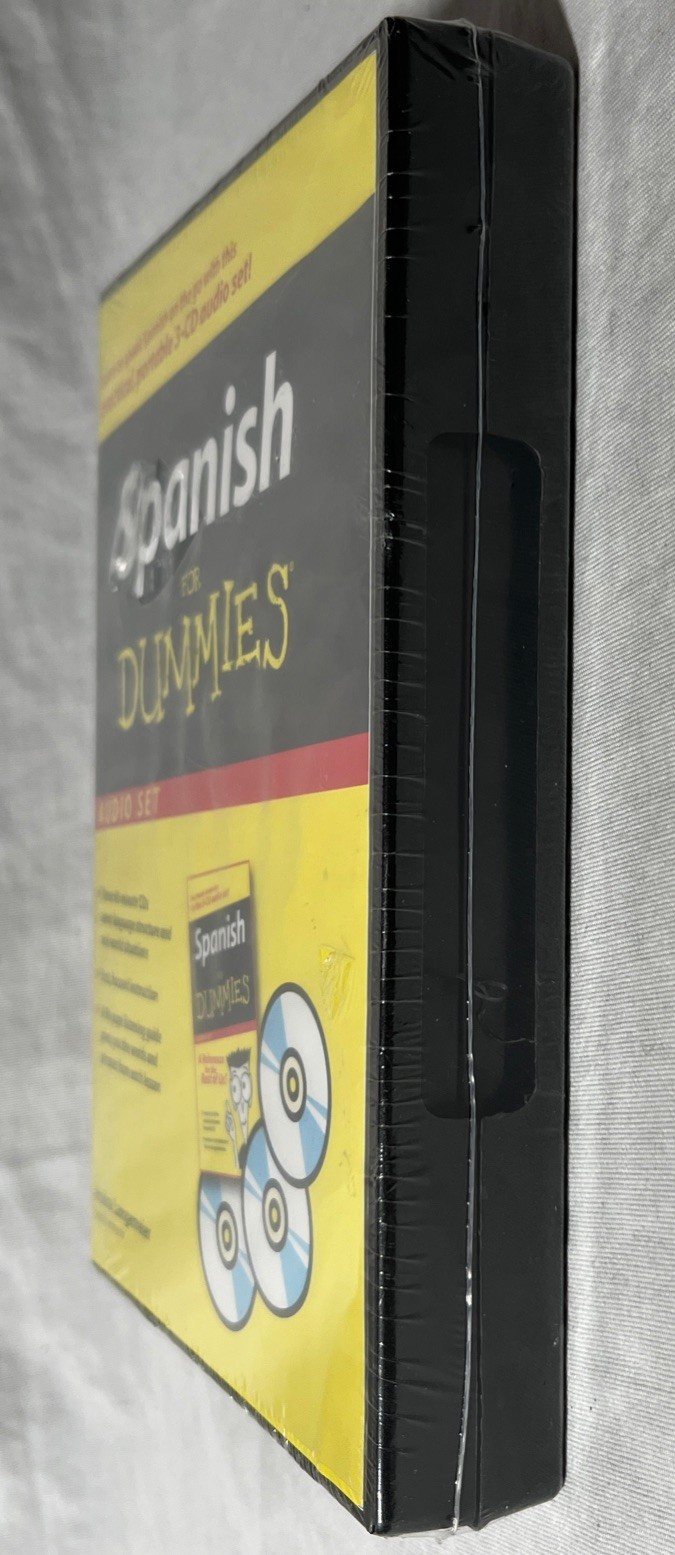FACTORY SEALED Spanish For Dummies Audio Set Audio (3 CD) By Langemeier, Jessica