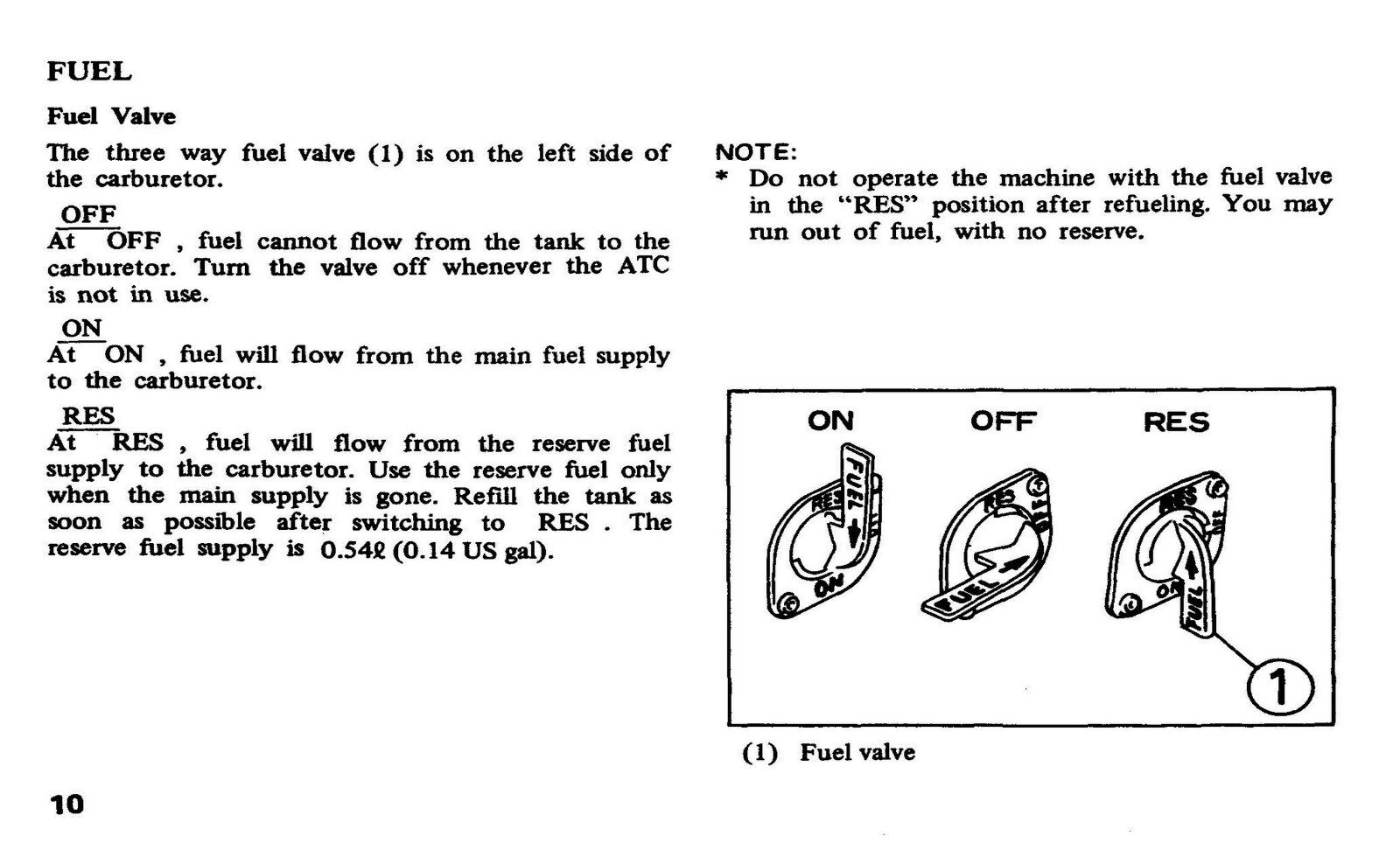 1982 Honda ATC110 Owner’s Manual 56 Pages