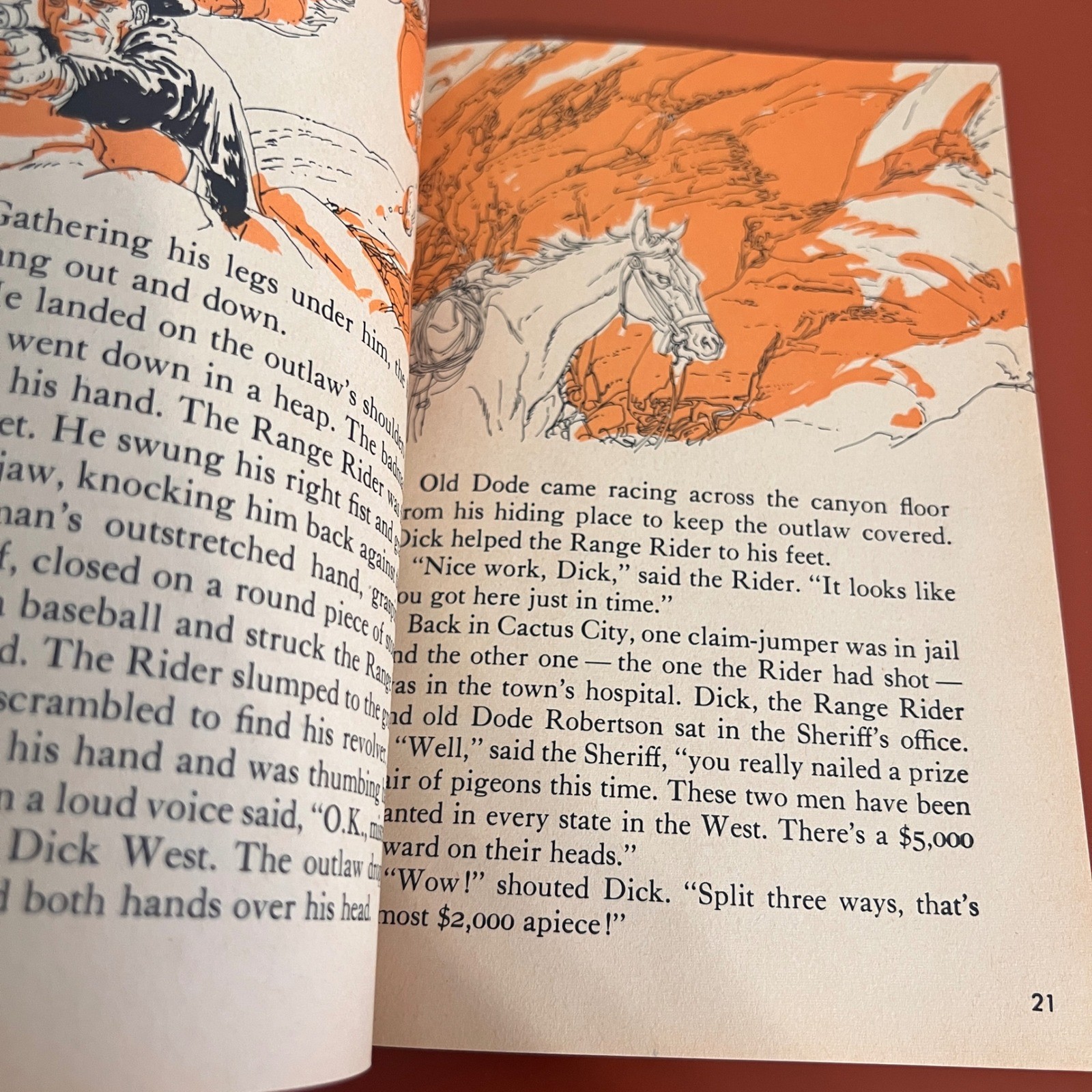 Adventures of the Range Rider 1956 Wonder Books Felix Sutton Vintage Western
