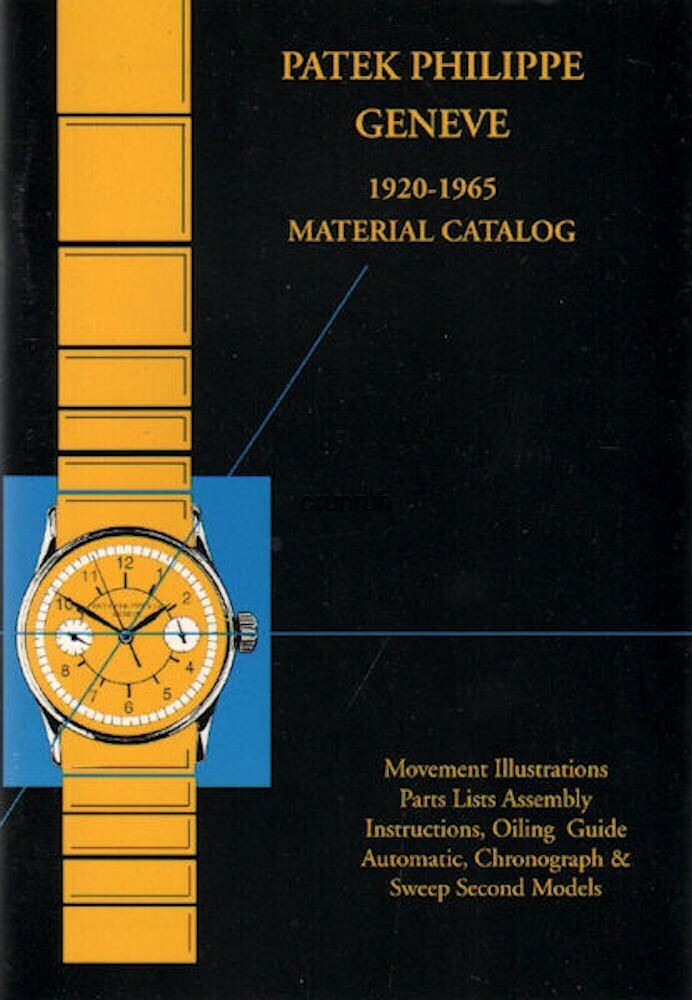 PATEK PHILIPPE GENEVE 1920-1965 Material Catalog Reprint