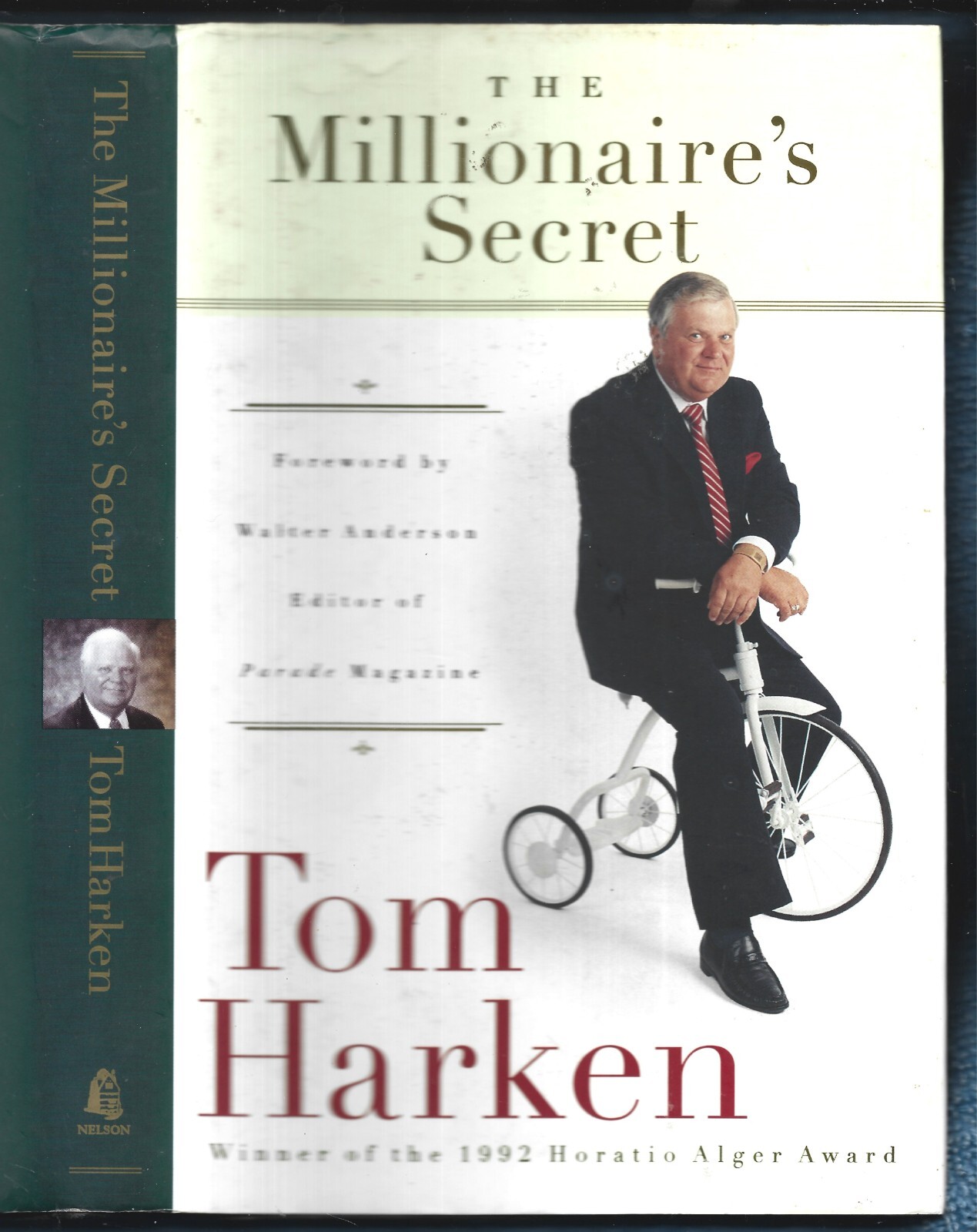 Signed The Millionaire’s Secret HB w/dj-Tom Harken-1998-221 pages