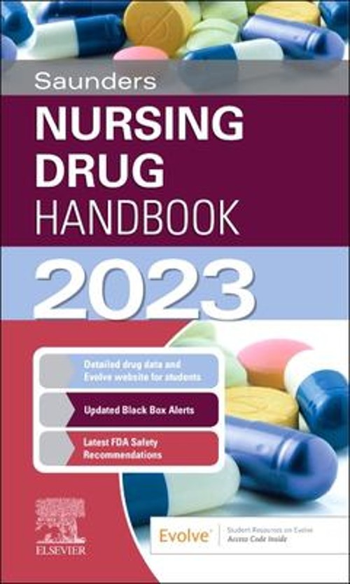 Saunders Nursing Drug Handbook 2023 Paperback Keith, Kizior, Robe