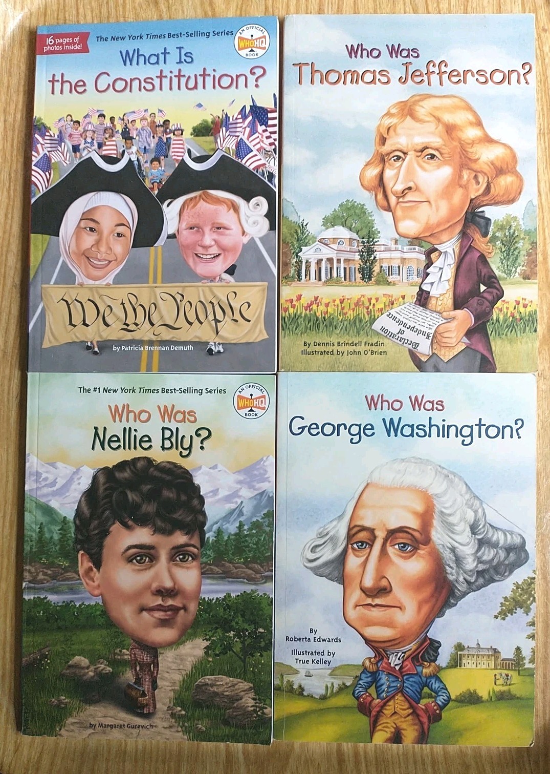 Lot of 7 WHOHQ Who What Where Books RL 2.8-3.3