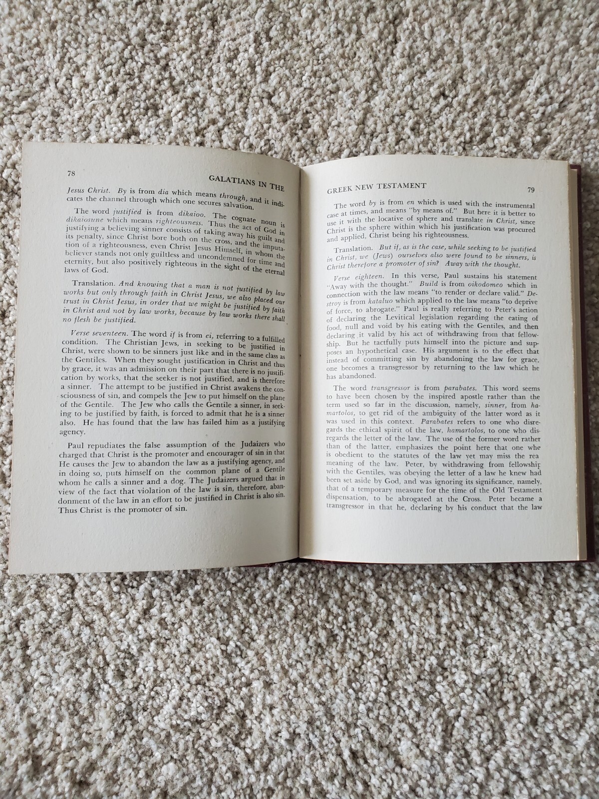 Galatians In The Greek New Testament by Kenneth S. Wuest