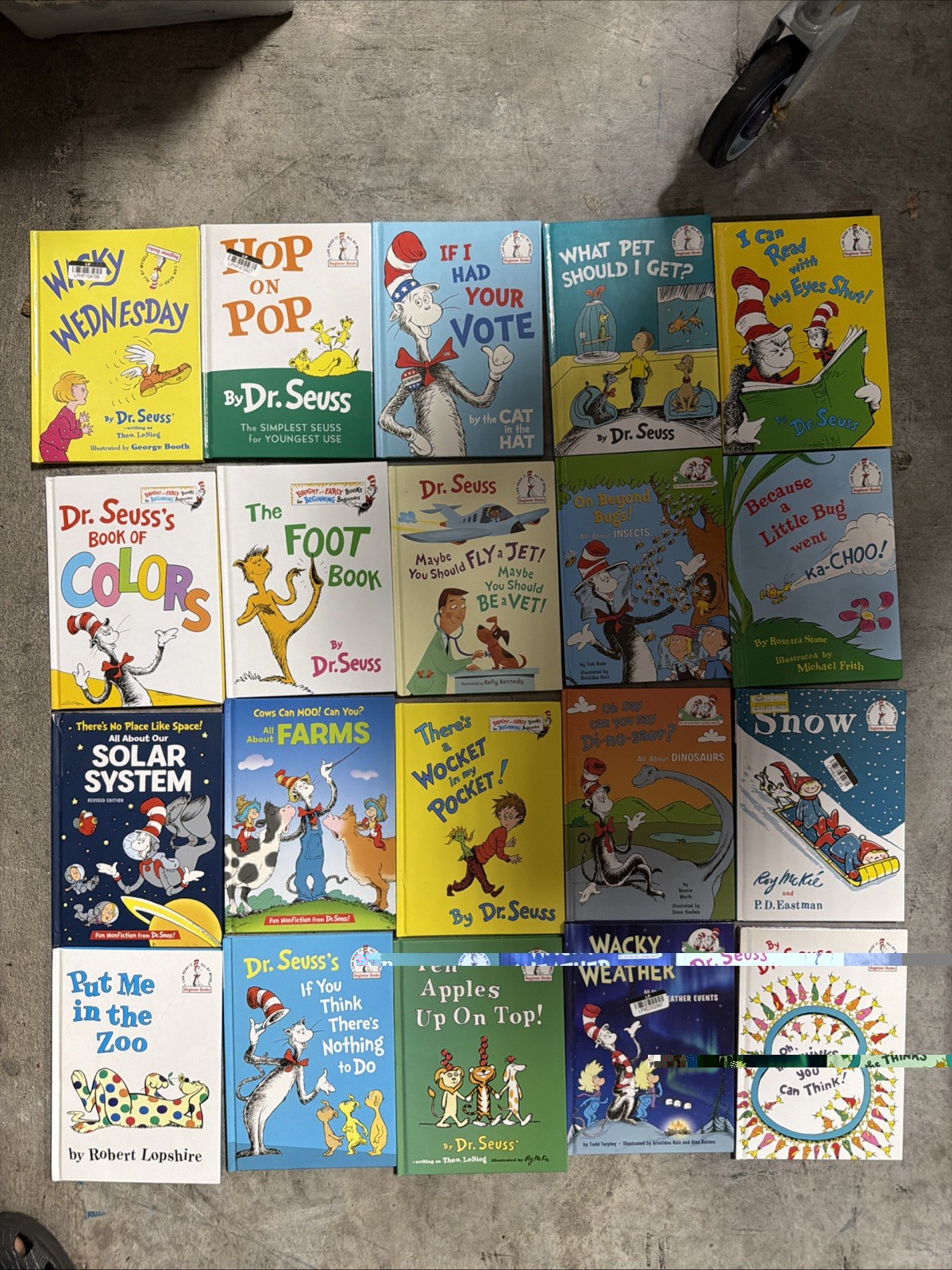 Dr. Seuss 20 Books Random, Mixed NO DUPLICATES Hardcover Kids Books