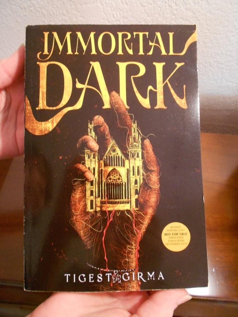 IMMORTAL DARK by Tigest Girma–(BRAND NEW ARC TRADE PB)–UNCORRECTED PROOF