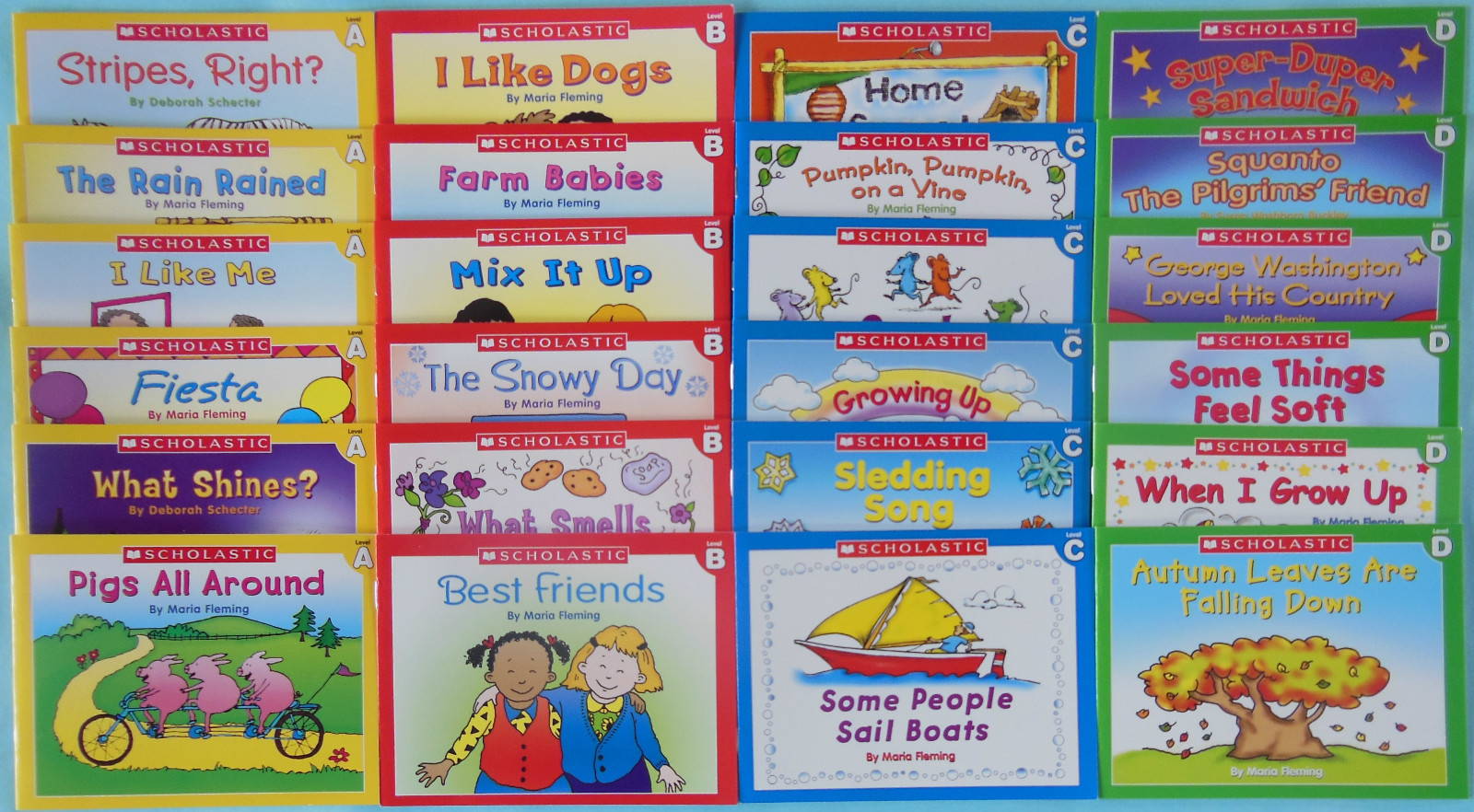 Scholastic Little Leveled Readers Learn to Read Preschool Kindergarten Lot 24
