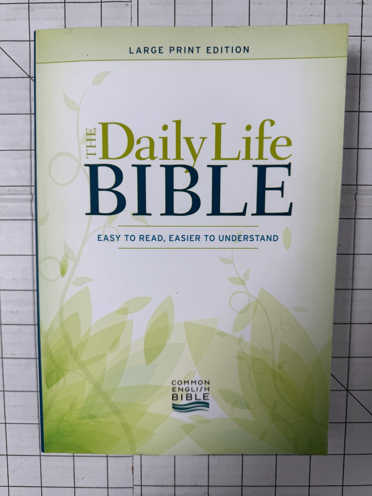 The Daily Life Bible Large Print Edition Common English Bible CEB Guideposts PB