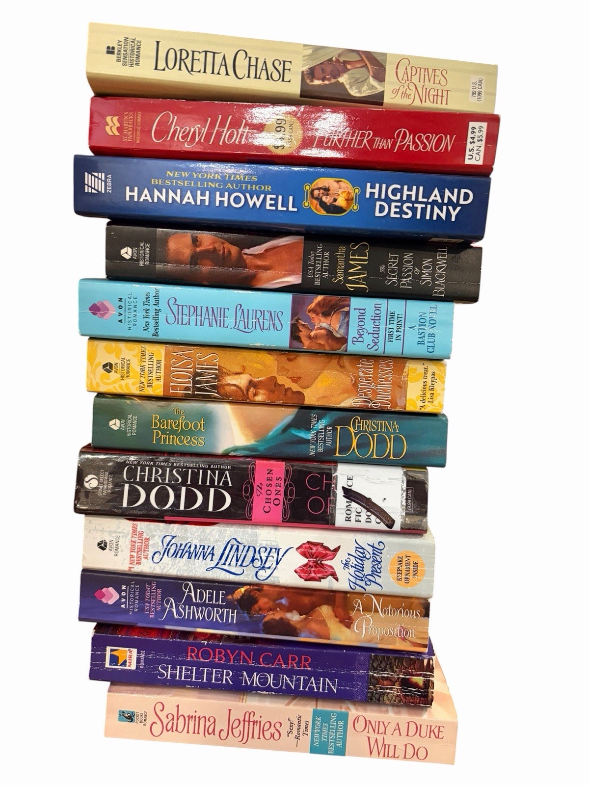 Lot of 165 Contemporary Historical ROMANCE Paperbacks Popular Author RANDOM MIX