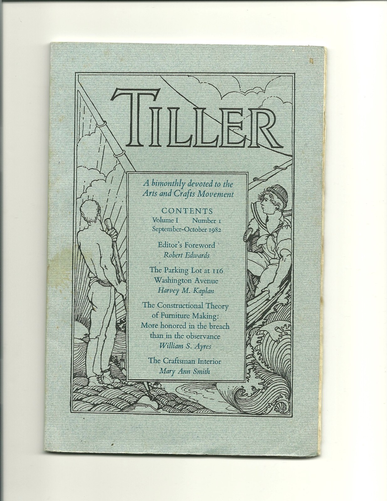 TILLER Arts and Crafts Movement Bimonthly Magazine CRAFTSMAN Interior Design Ref