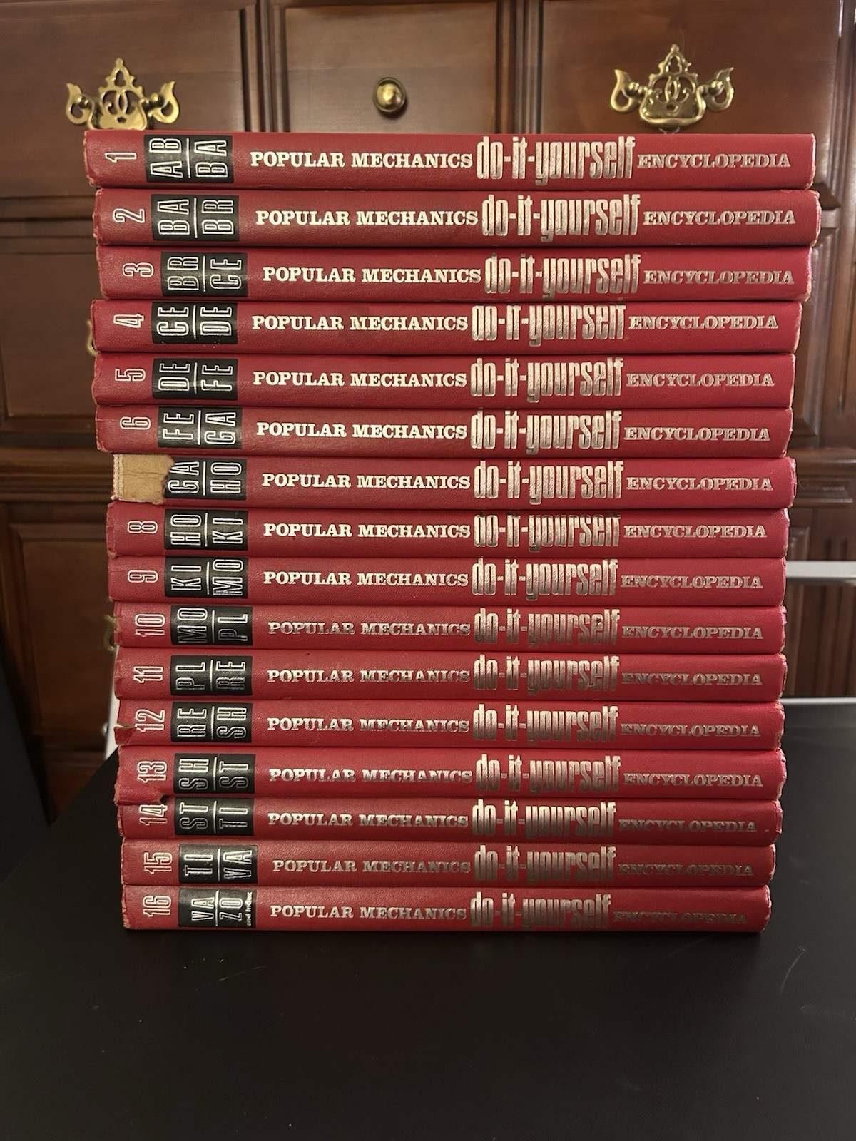 Popular Mechanics 1968 Edit. Do-It-Yourself Encyclopedia Complete Set Vols 1-16