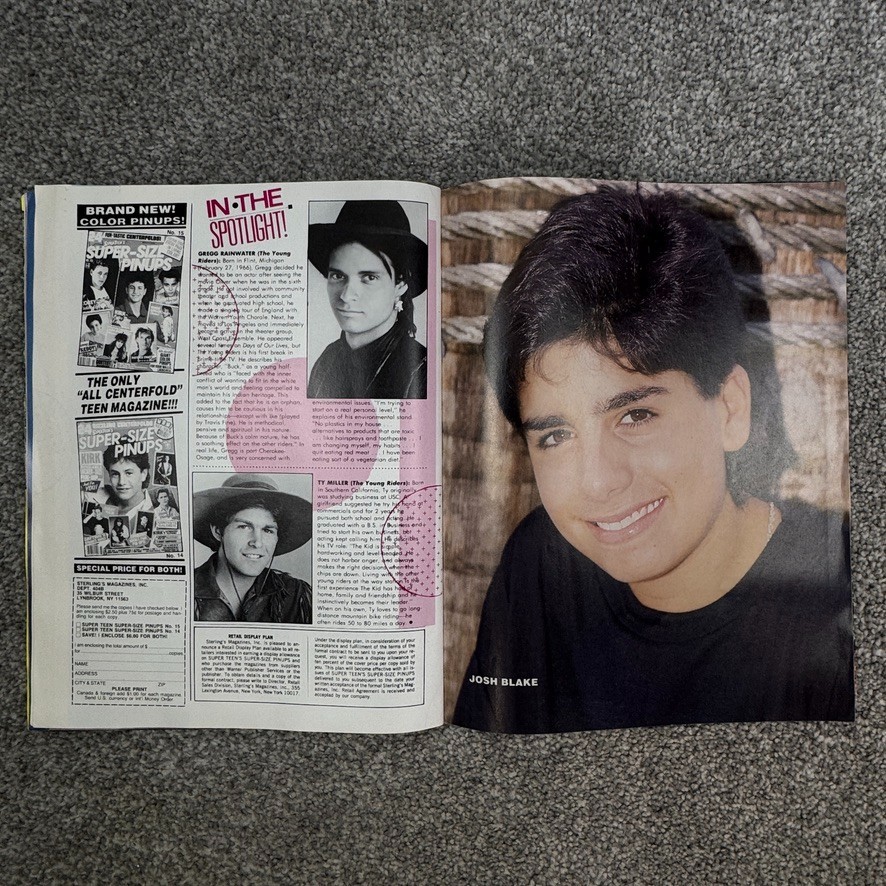 Super Teen Super-Size Pinups Magazine No 17 NKOTB Corey Haim Paula Abdul & Allen