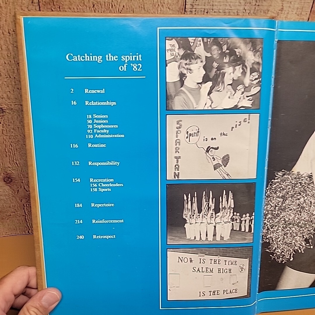 1982 SALEM HIGH SCHOOL YEARBOOK, THE LACONIAN, SALEM, VA