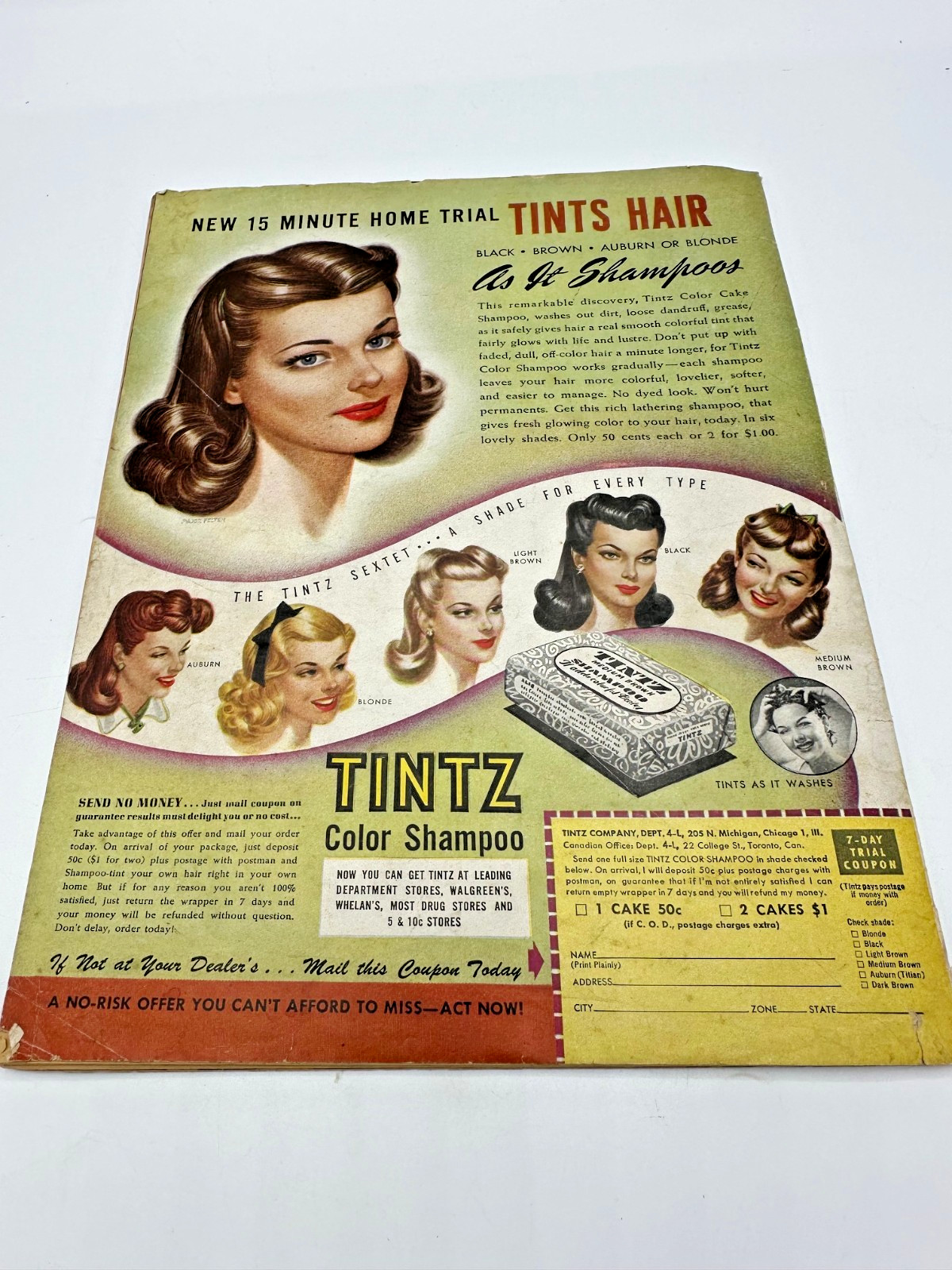 1944 MOVIES Fashion-Studio News Gossip Magazine