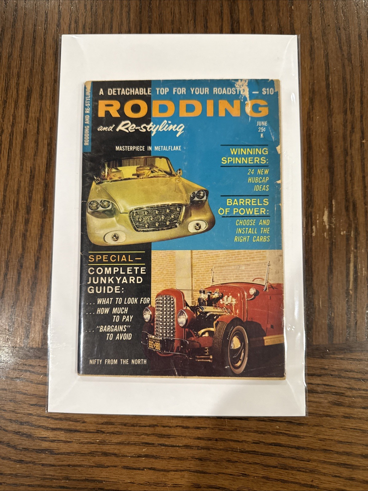 Rodding and Restyling Magazine June 1961 Bagged And Boarded!!!!
