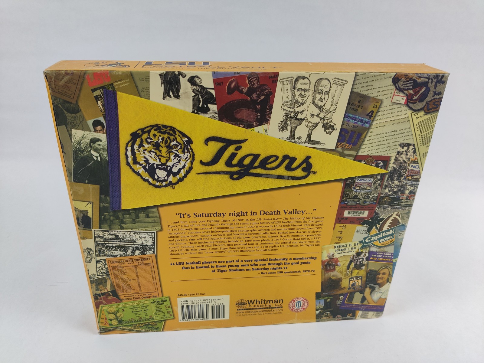 LSU Football Vault The History of the Fighting Tigers 2008 By Herb Vincent book