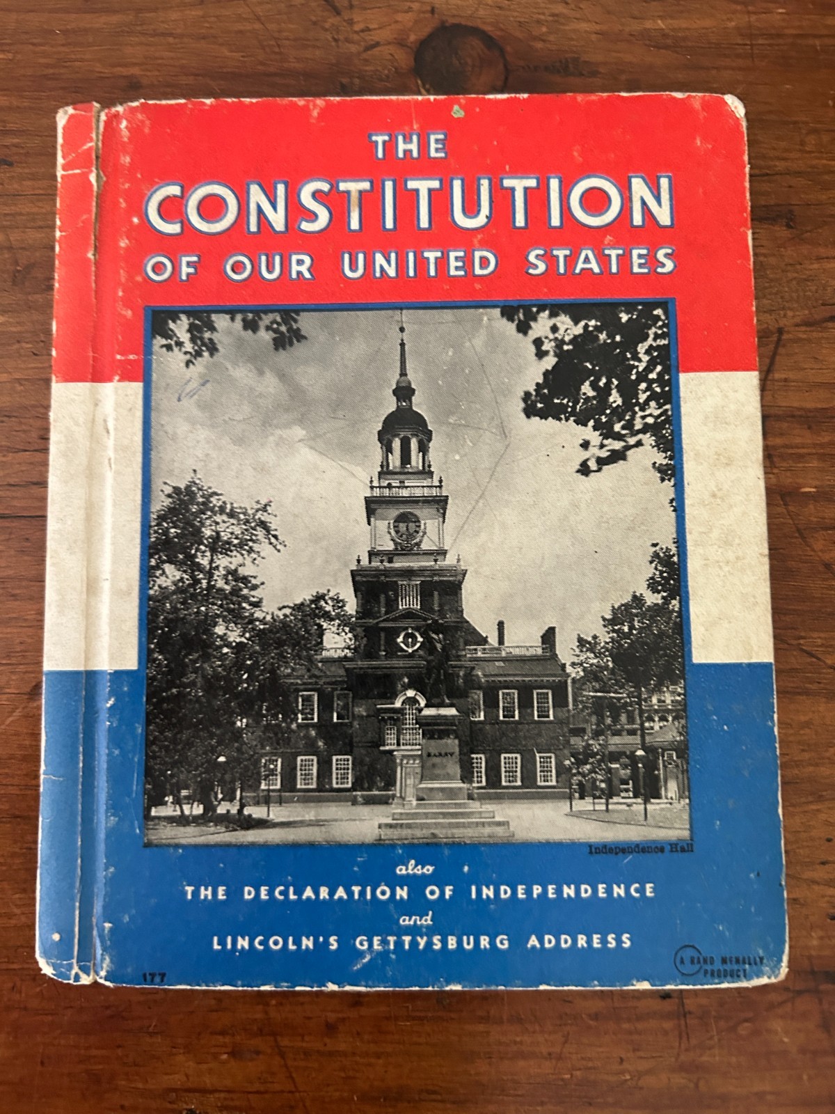 Hardcover Book The Constitution Of Our United States Rand McNally & Co ©️1936