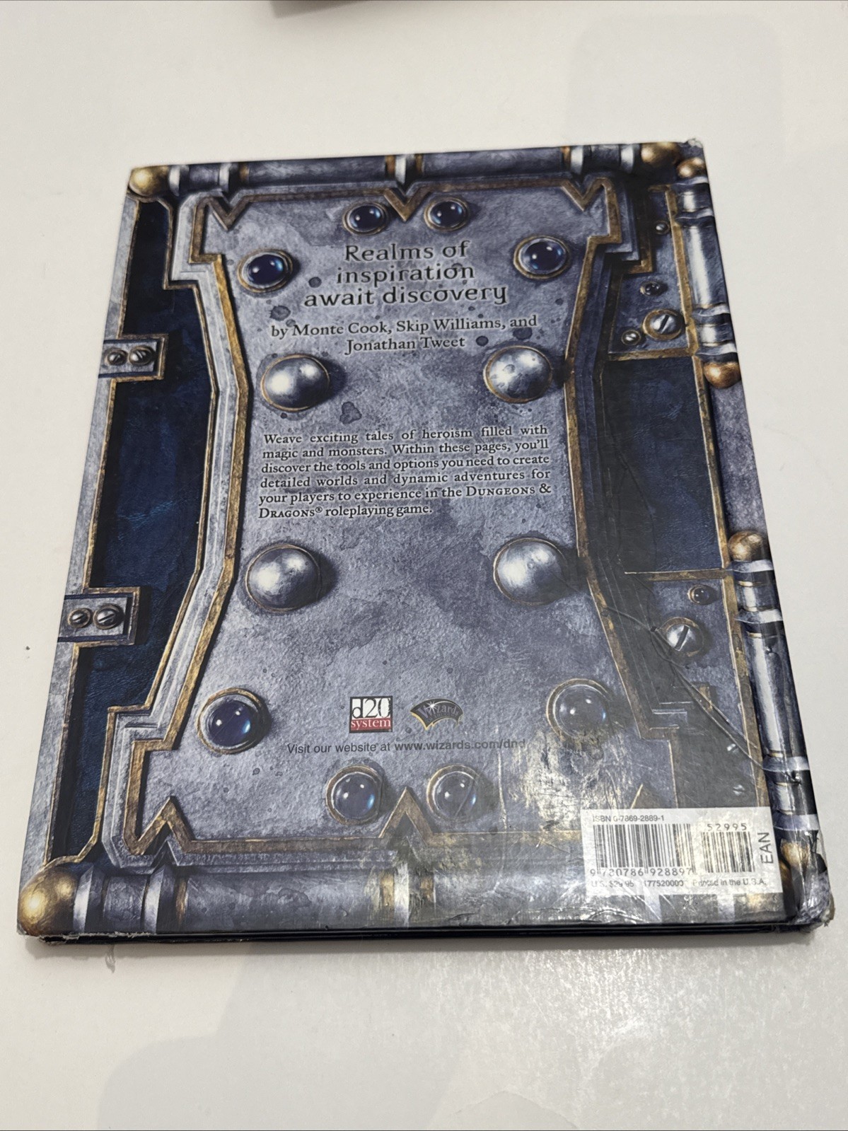 Revised Dungeon Master’s Guide by Monte Cook (2003, Hardcover) First Print