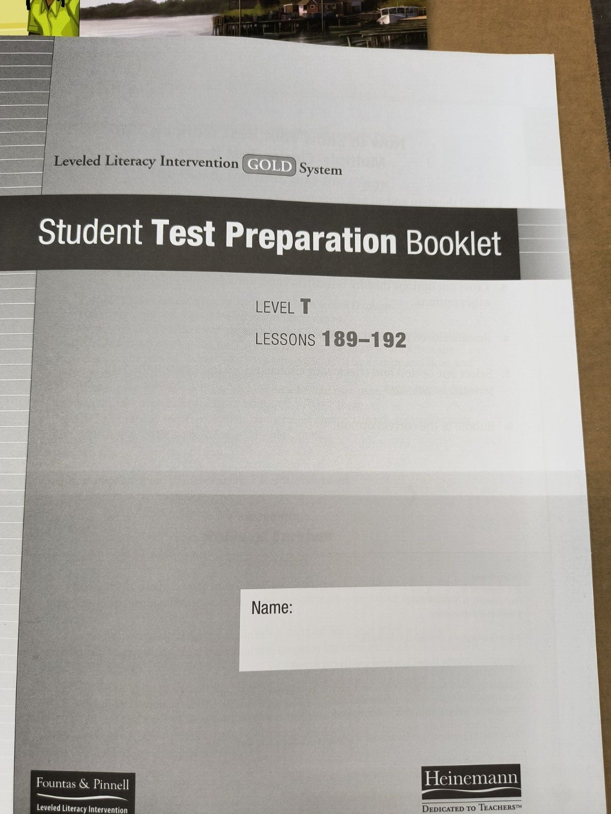 Fountas & Pinnell LLI Gold System Reader Books w/ Test 1-192 Levels O-T Grade 4