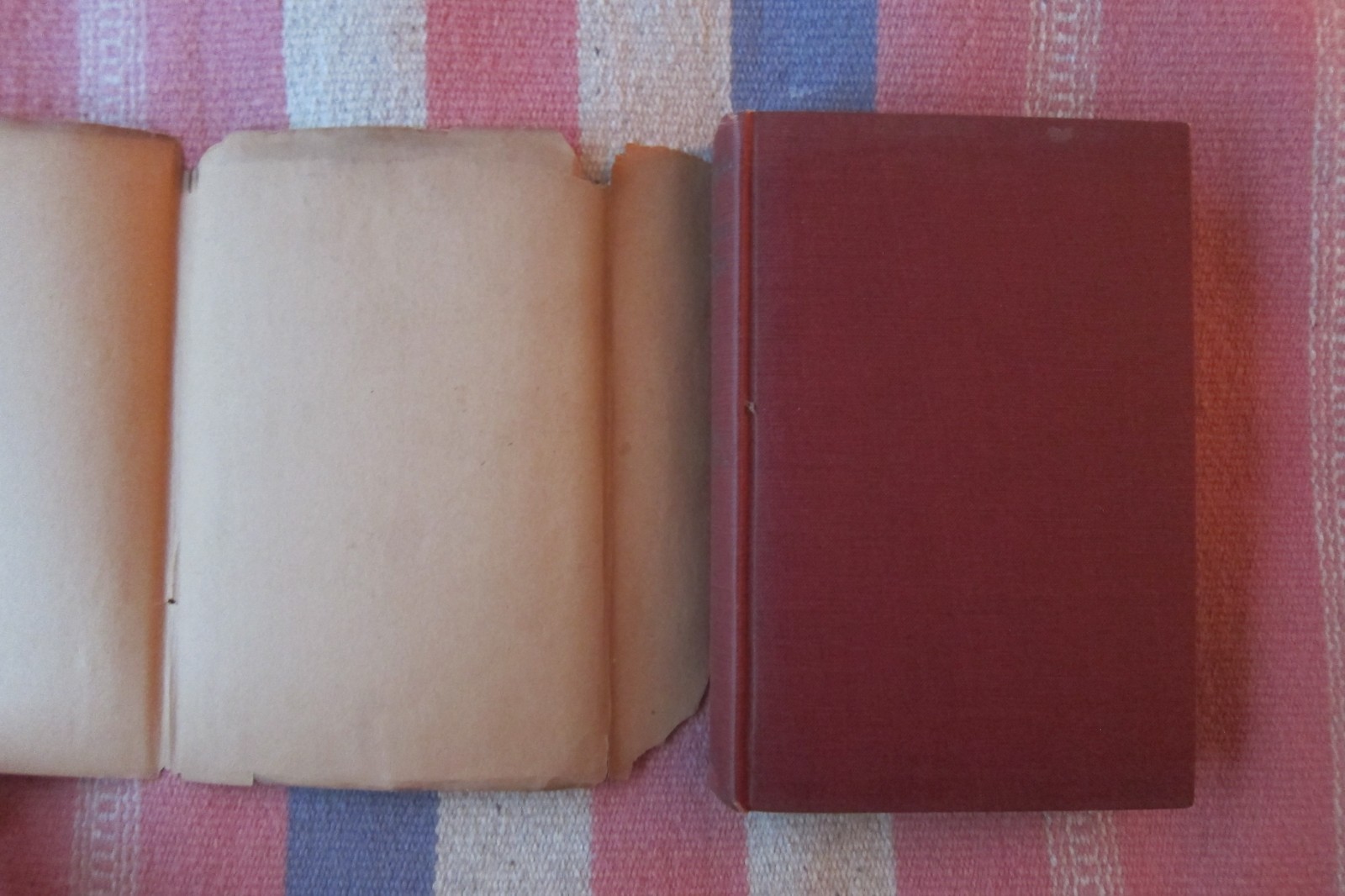 Antique Copy Autobiography Of Benjamin Franklin Hardcover with Dust Jacket