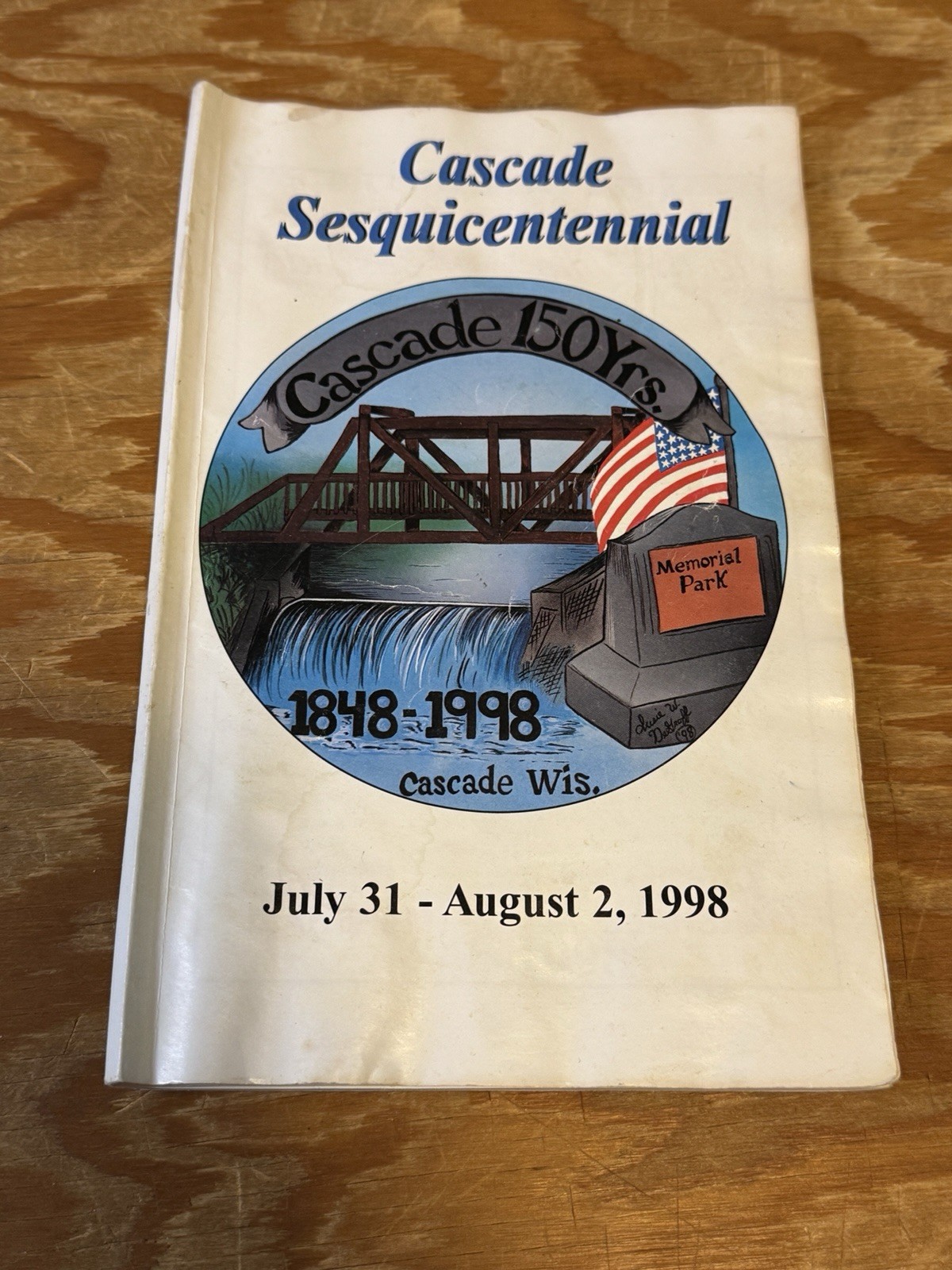 Centennial Cascade, Wisconsin 1848 – 1948 1973 1998 Books Local History PB