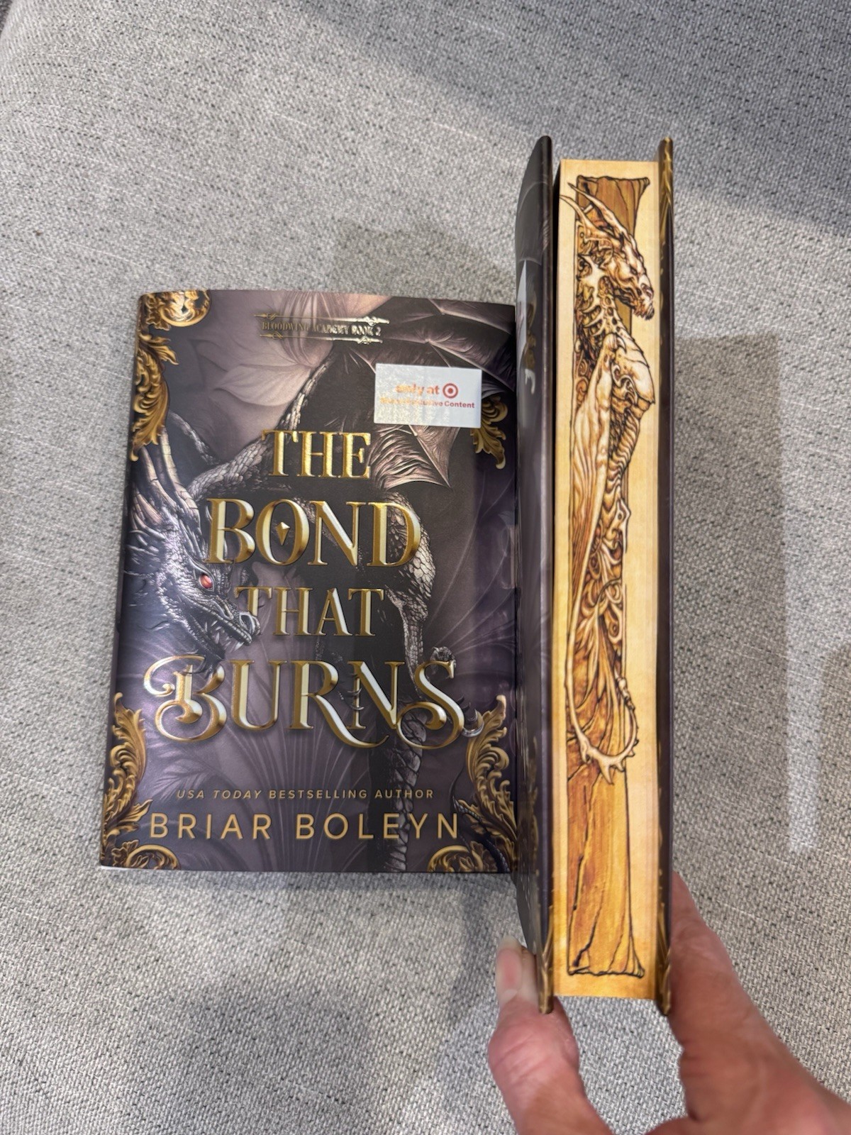 Briar Boleyn The Bond That Burns Target Edition Bloodwing Academy