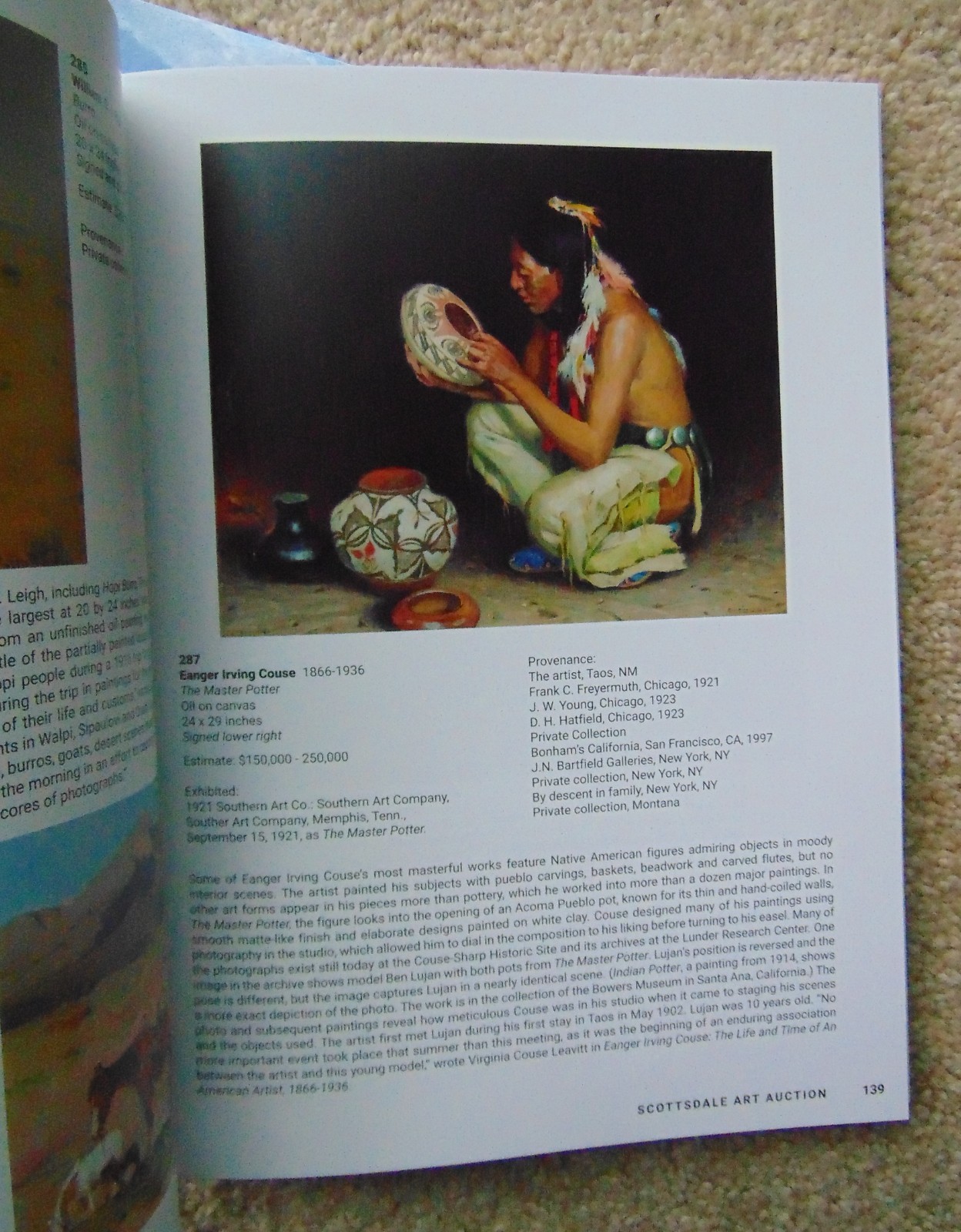 SCOTTSDALE ART AUCTION CATALOGS ~SESSIONS #1 & #2 ~ APRIL 10 & 11, 2026~ NEW