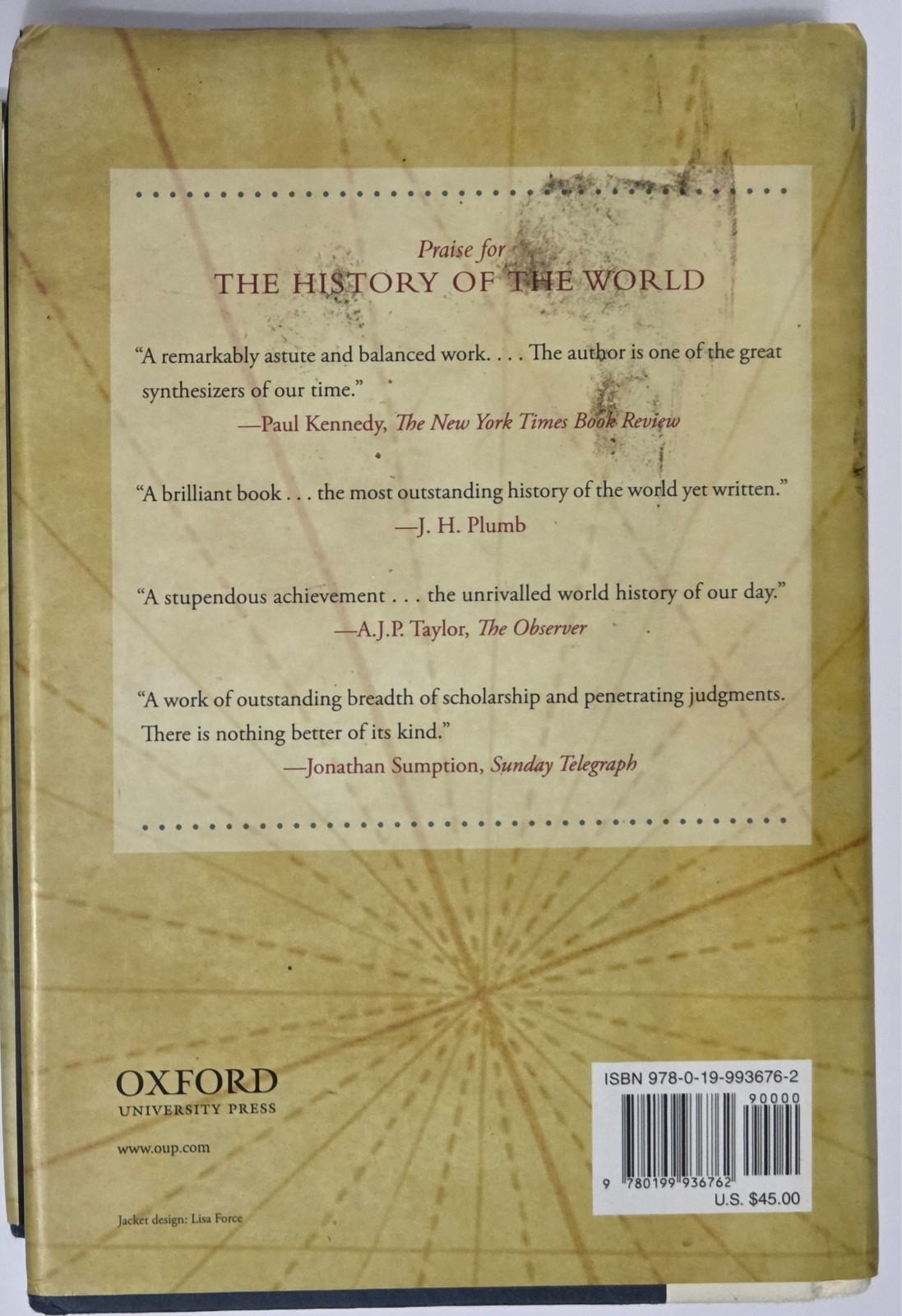 History of the World by Odd Arne Westad and J. M. Roberts (2013, Hardcover) good