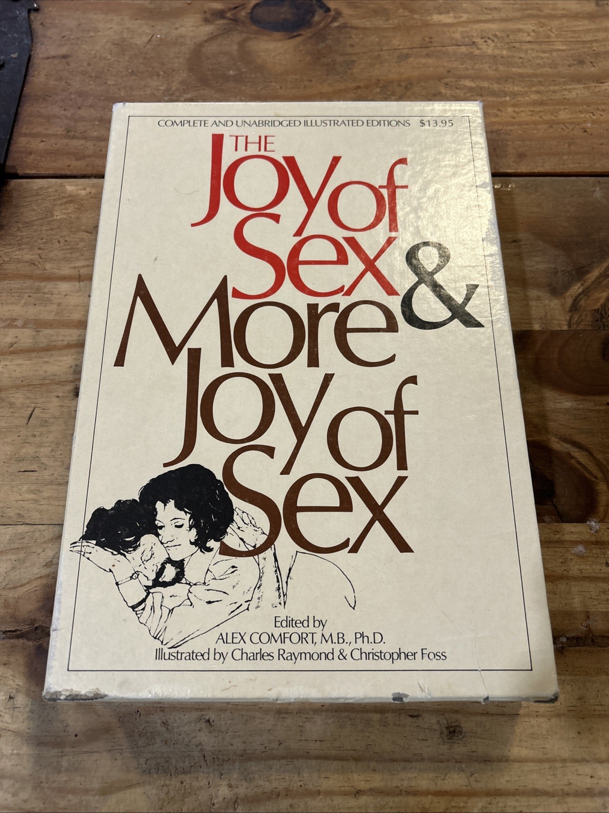 1972 THE JOY OF SEX AND MORE JOY OF SEX 2 Books Box Set by Dr Alex Comfort