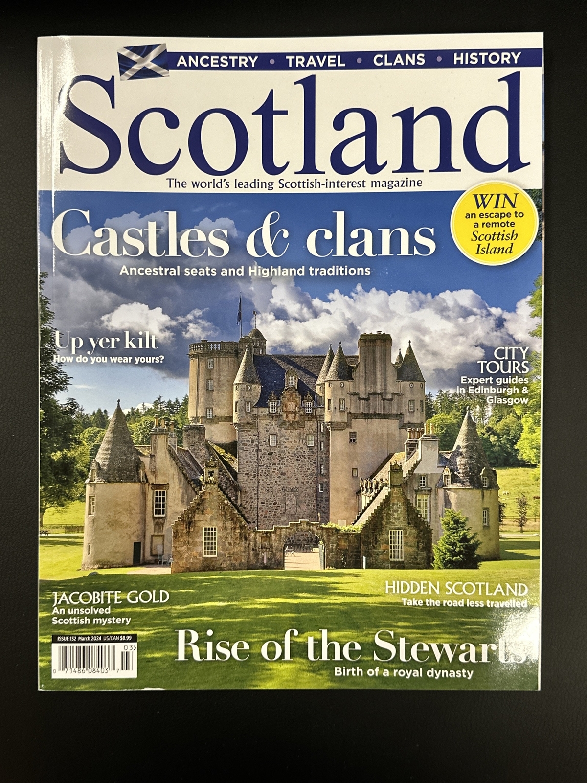 SCOTLAND MAGAZINE March 2024 CASTLES & CLANS ISSUE 132