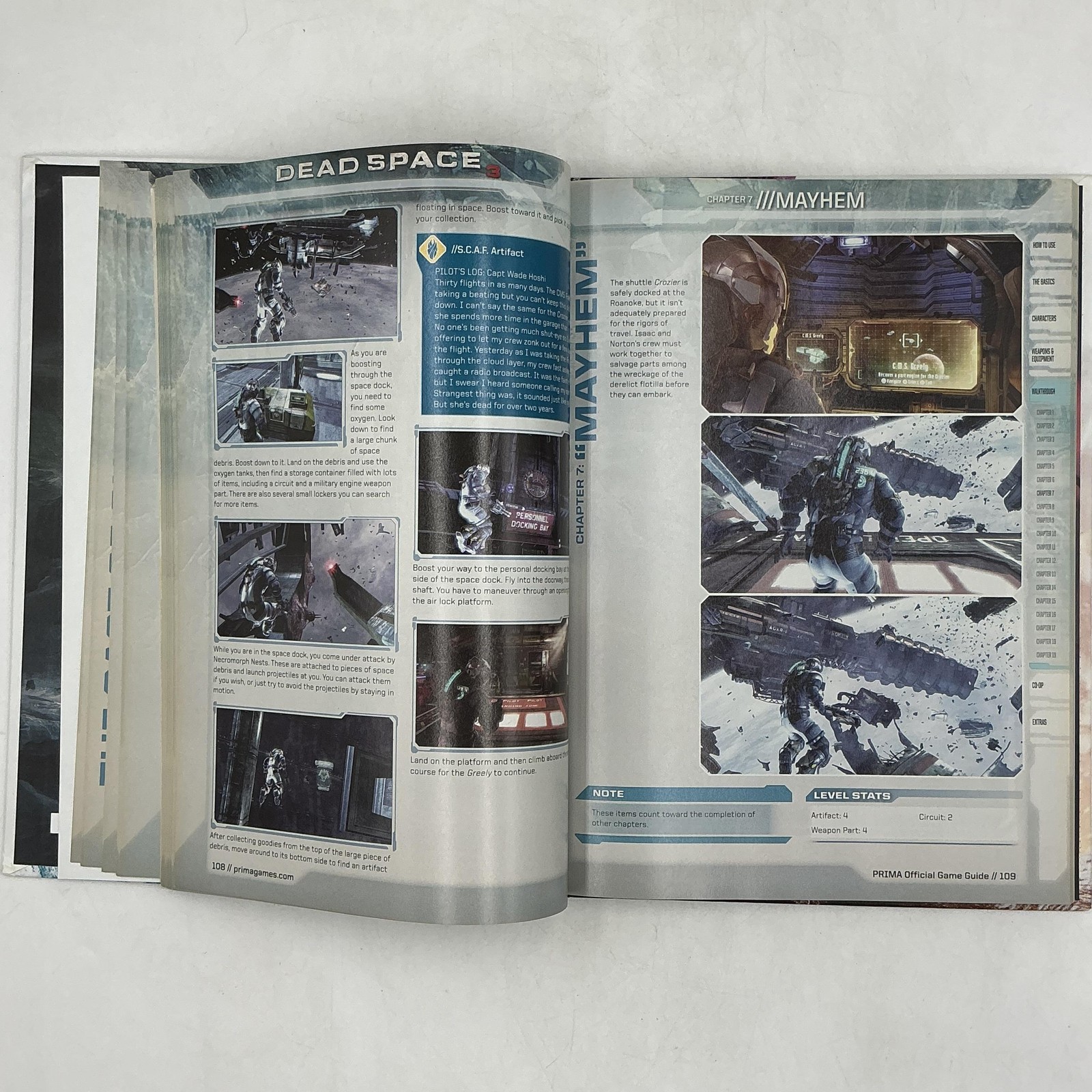 Dead Space 3 Limited Edition Phillip Marcus Prima Games HC White Blue 2013