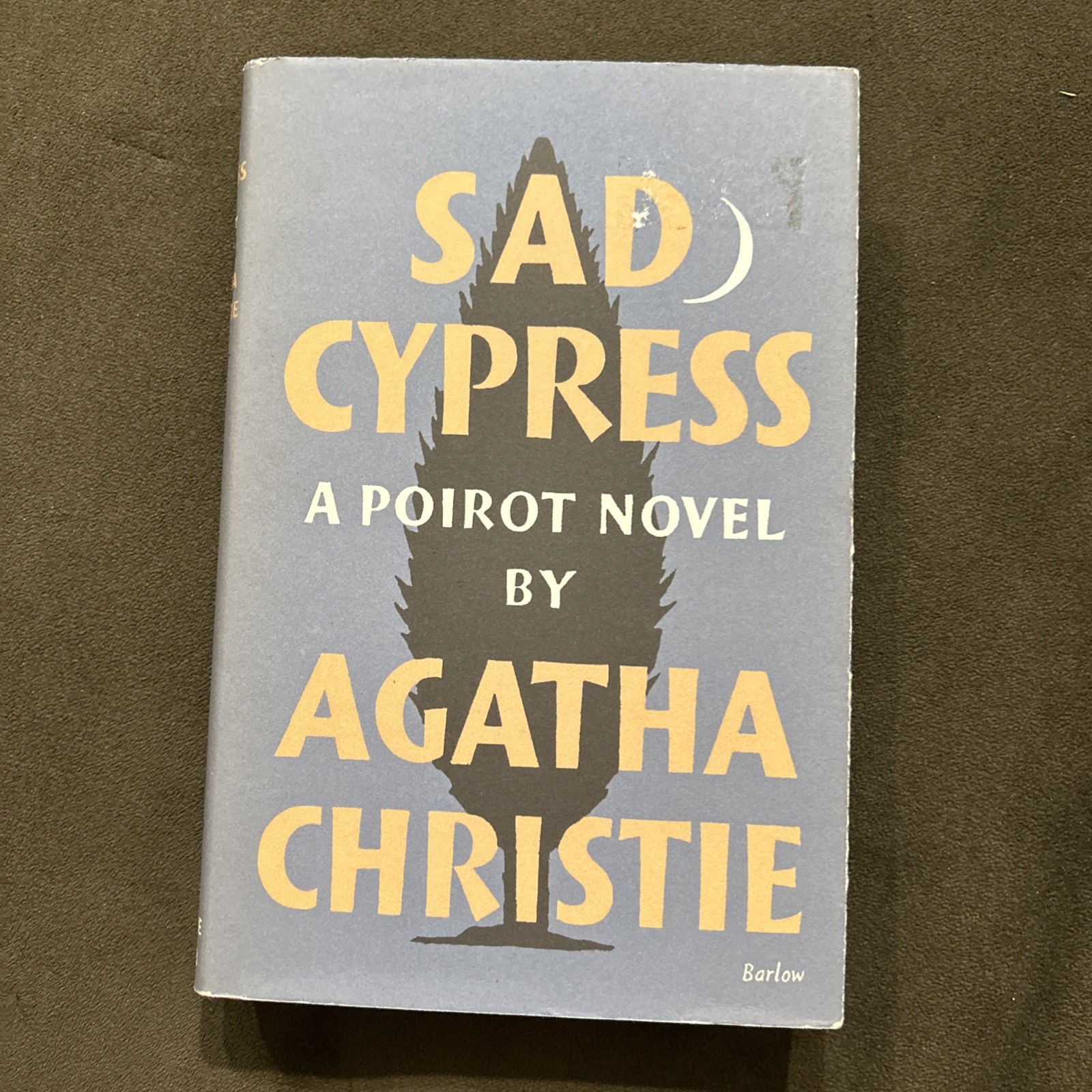 Agatha Christie Sad Cypress Facsimile 2013 Hardcover Poirot The Crime Club