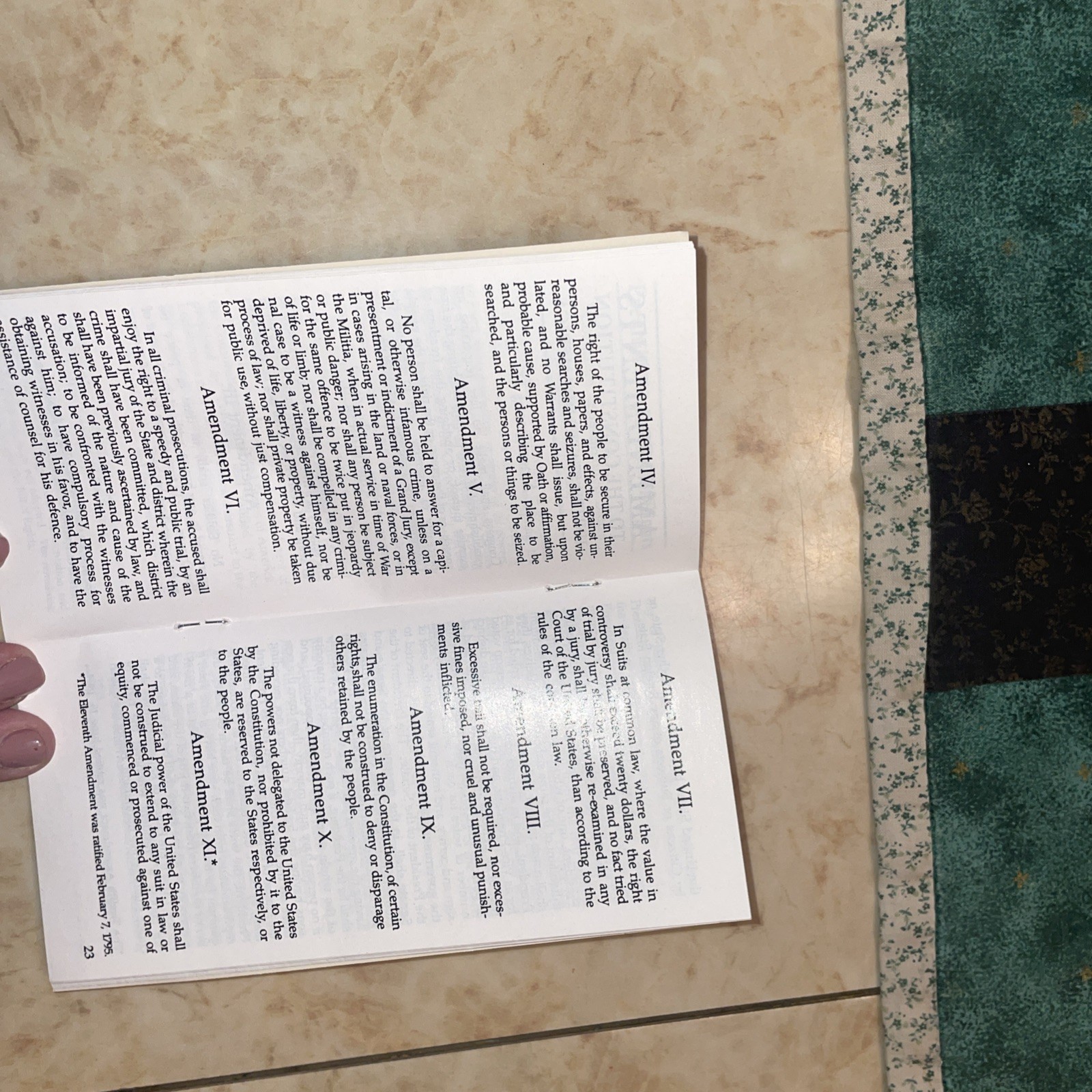 Constitution of the United States: W/ the Declaration of Independence by Madison