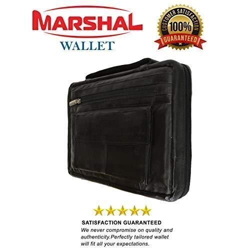 Genuine Leather Religious Book Bible Cover Organizer with Handle