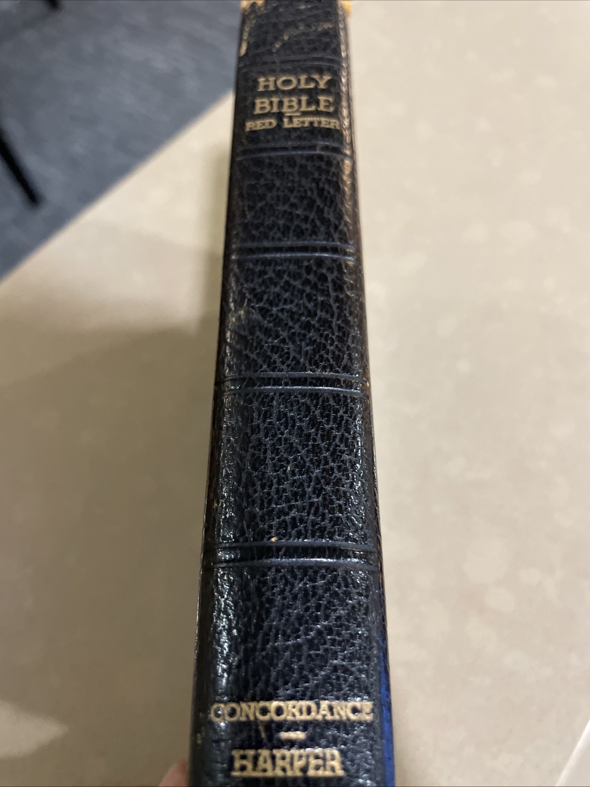 The Holy Bible King James Version Red Letter Concordance Harper & Brothers 1951