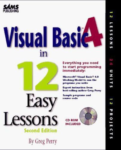 Visual Basic 4 in 12 Easy Lessons Greg M. Perry Paperback Used – Good
