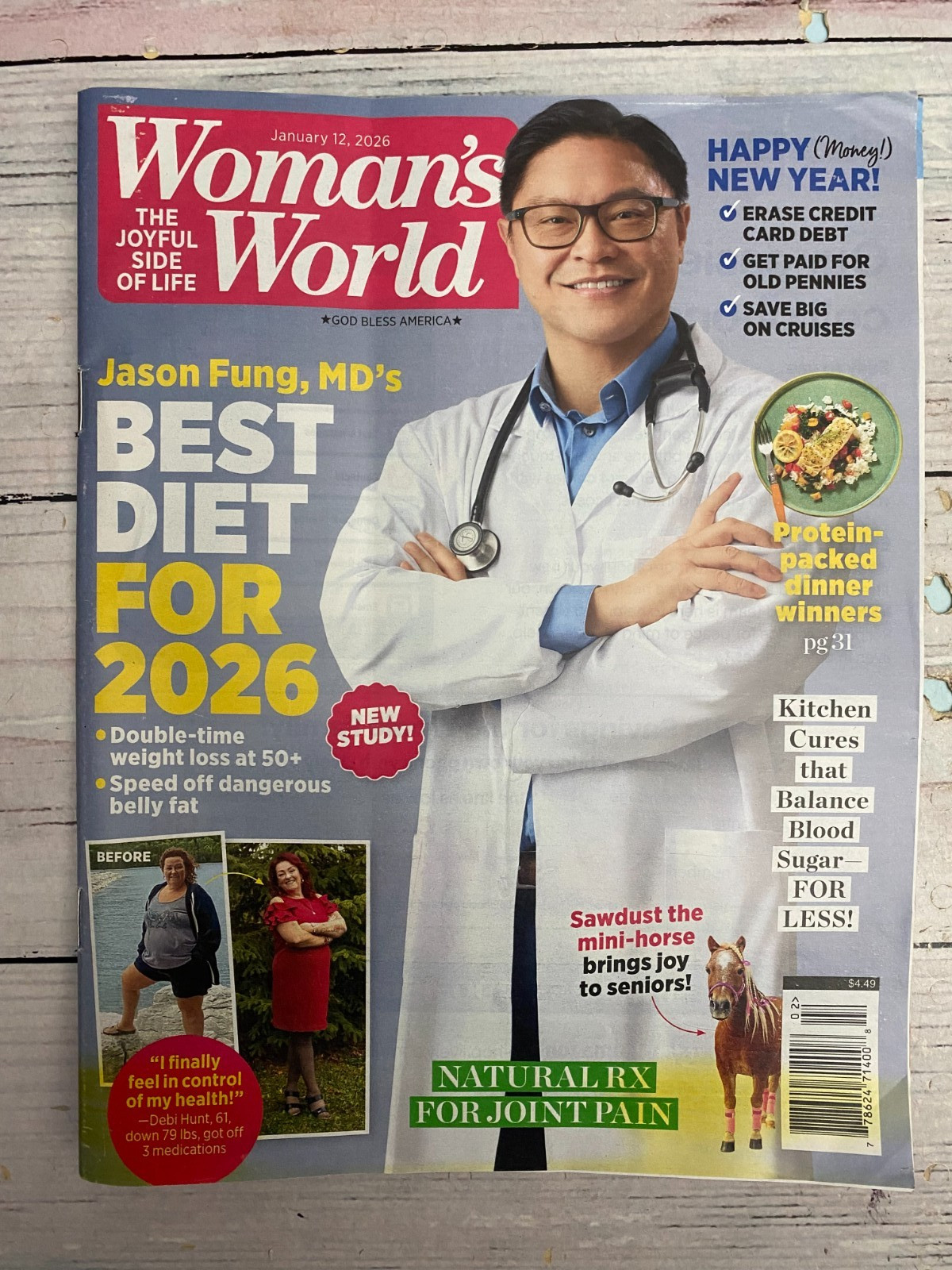 Woman’s World January 12, 2026 Magazine Jason Fung, MD’s Best Diet for 2026