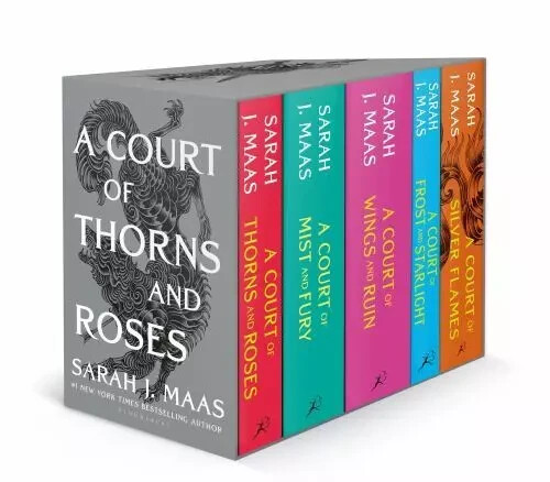 Court of Thorns and Roses Paperback Box Set (5 books) by Sarah J. Maas.