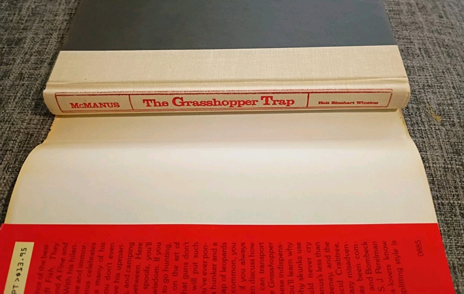 Patrick F. McManus GRASSHOPPER TRAP ,Signed
