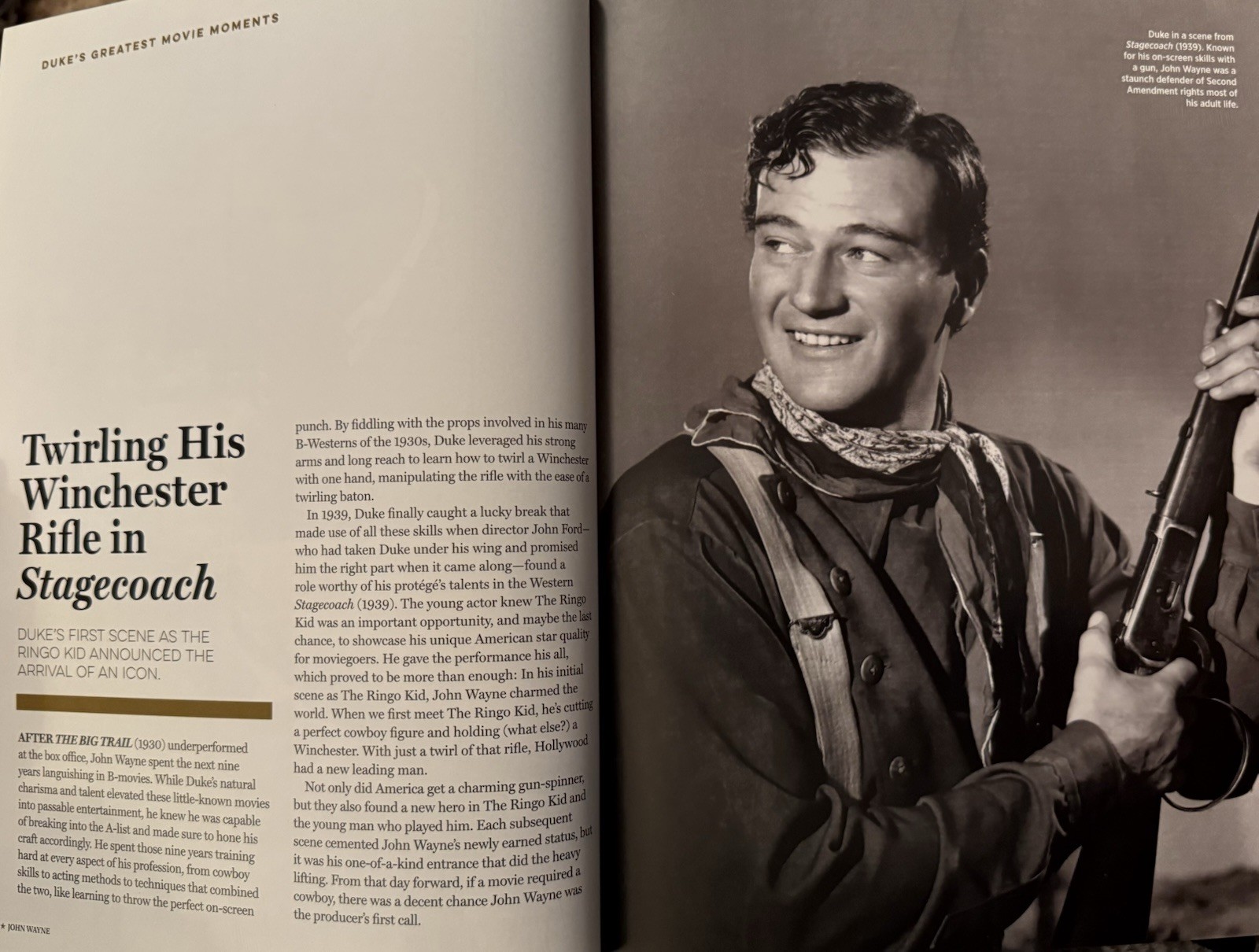 John Wayne Official Collector’s Edition Magazine Volume 16 2017 Topix Media Lab