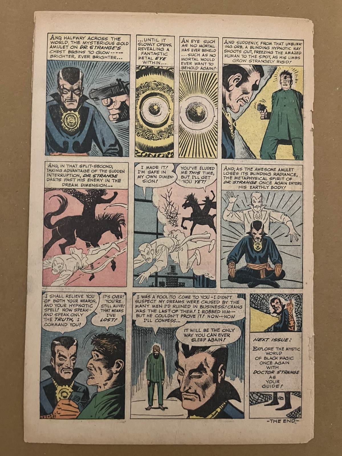 Strange Tales 110 and 115 Pages only – Marvel 1963, Origin and 1st Dr Strange