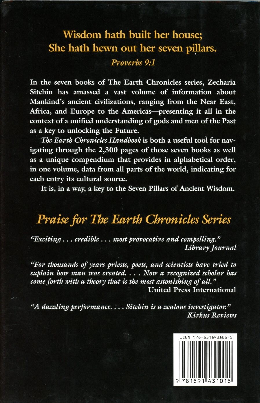 The Earth Chronicles HANDBOOK: a Comprehensive Guide by Z. Sitchin /F-42/