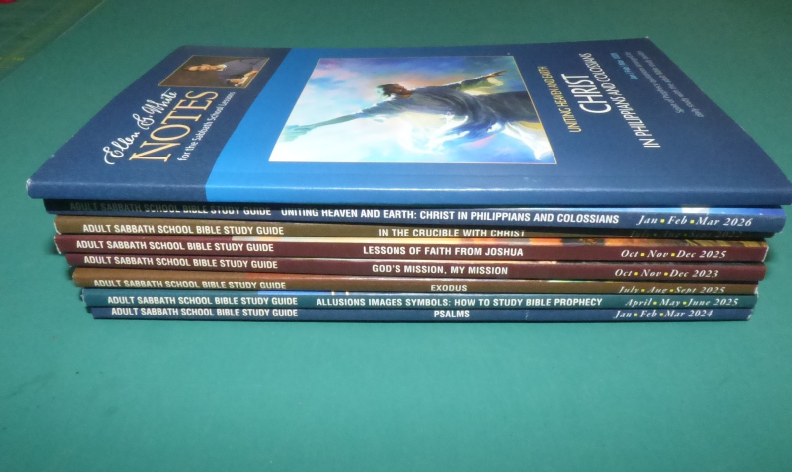 7 + BONUS Adult Sabbath School Bible Study Guides SDA regular edition 2022-2026