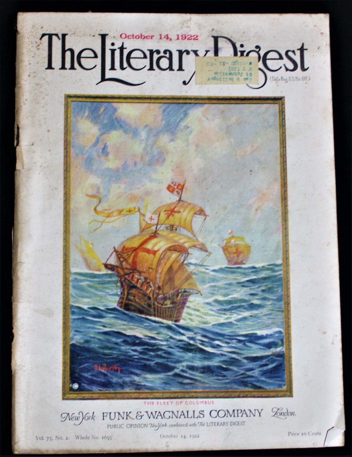 THE LITERARY DIGEST MAGAZINE 14 OCTOBER 1922 NEWS GENERAL INTEREST SCIENCE