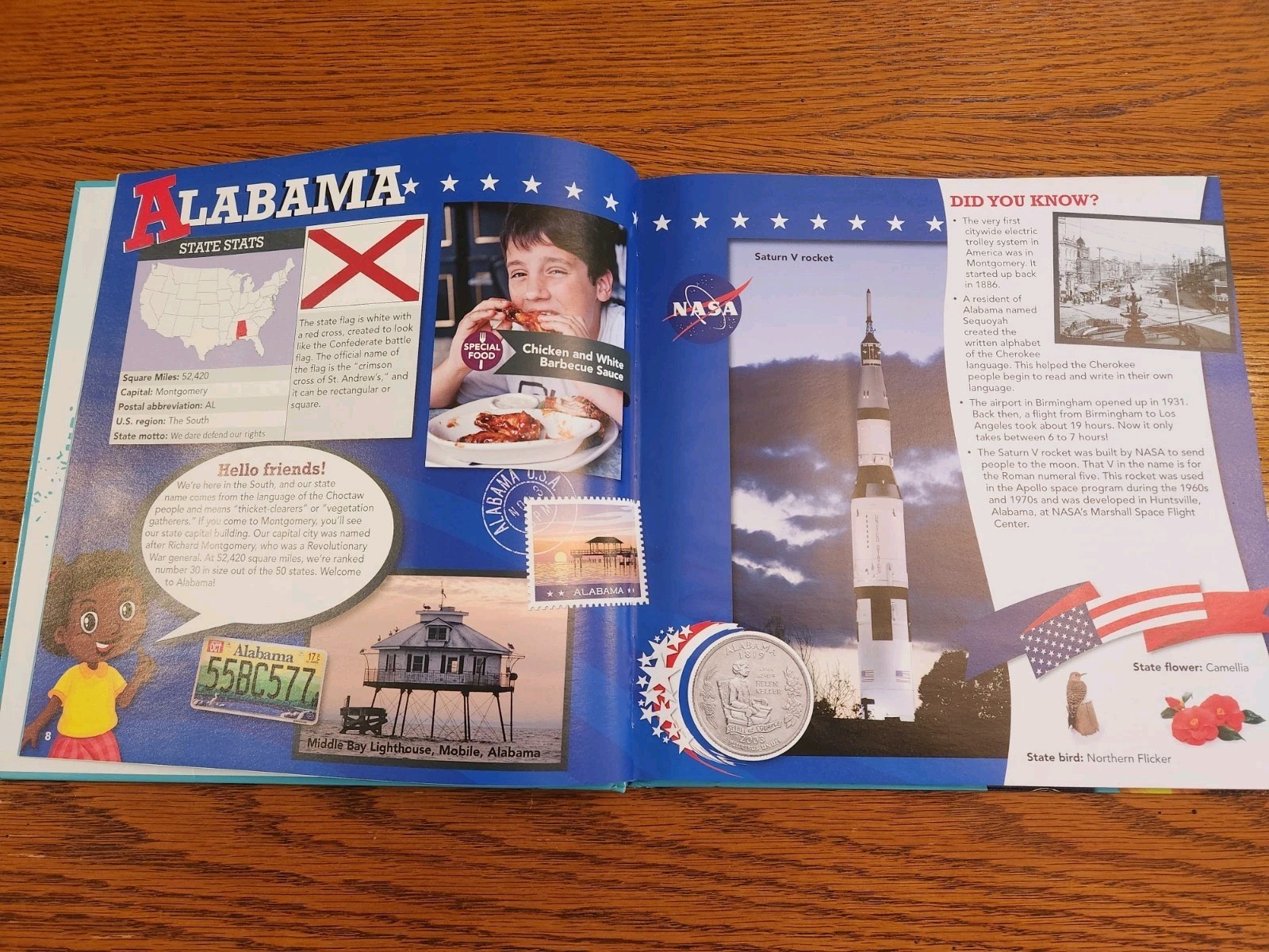 Used MasterBooks Passport to America Book by Craig Froman Homeschool Geography
