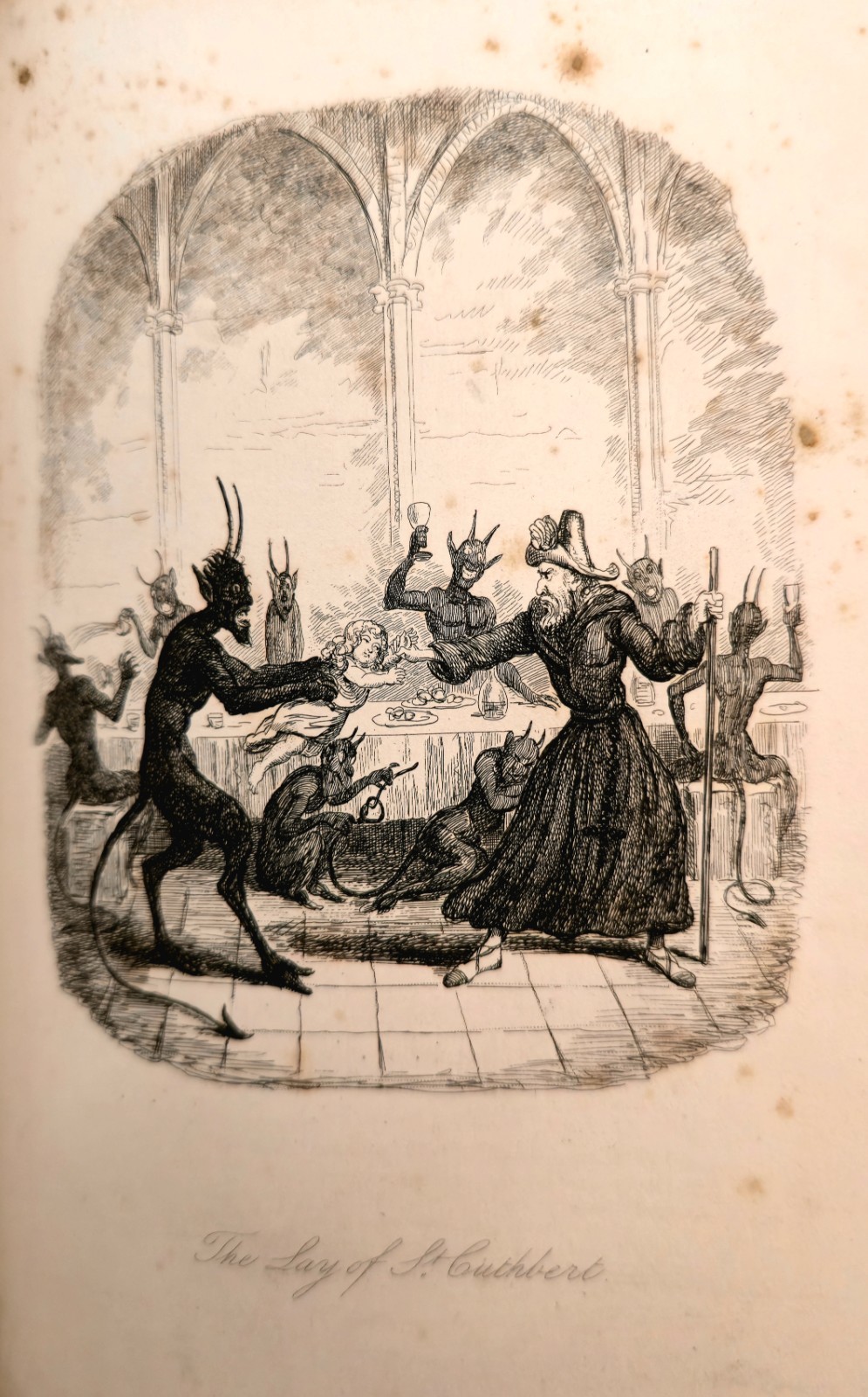 Antique Ingoldsby Legends Mirth Marvels Richard Bentley Carmine Edition Illus