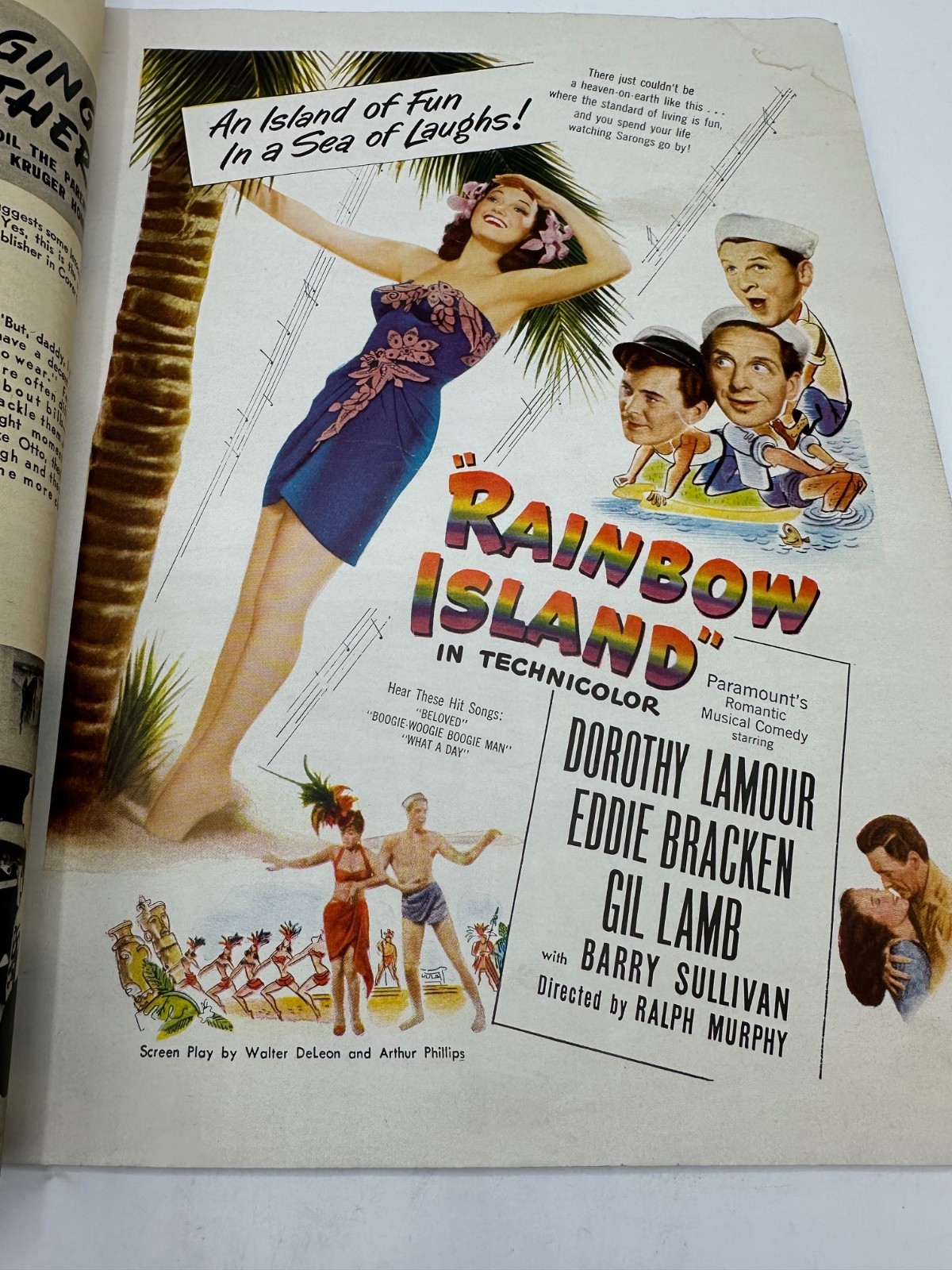 1944 MOVIES Fashion-Studio News Gossip Magazine
