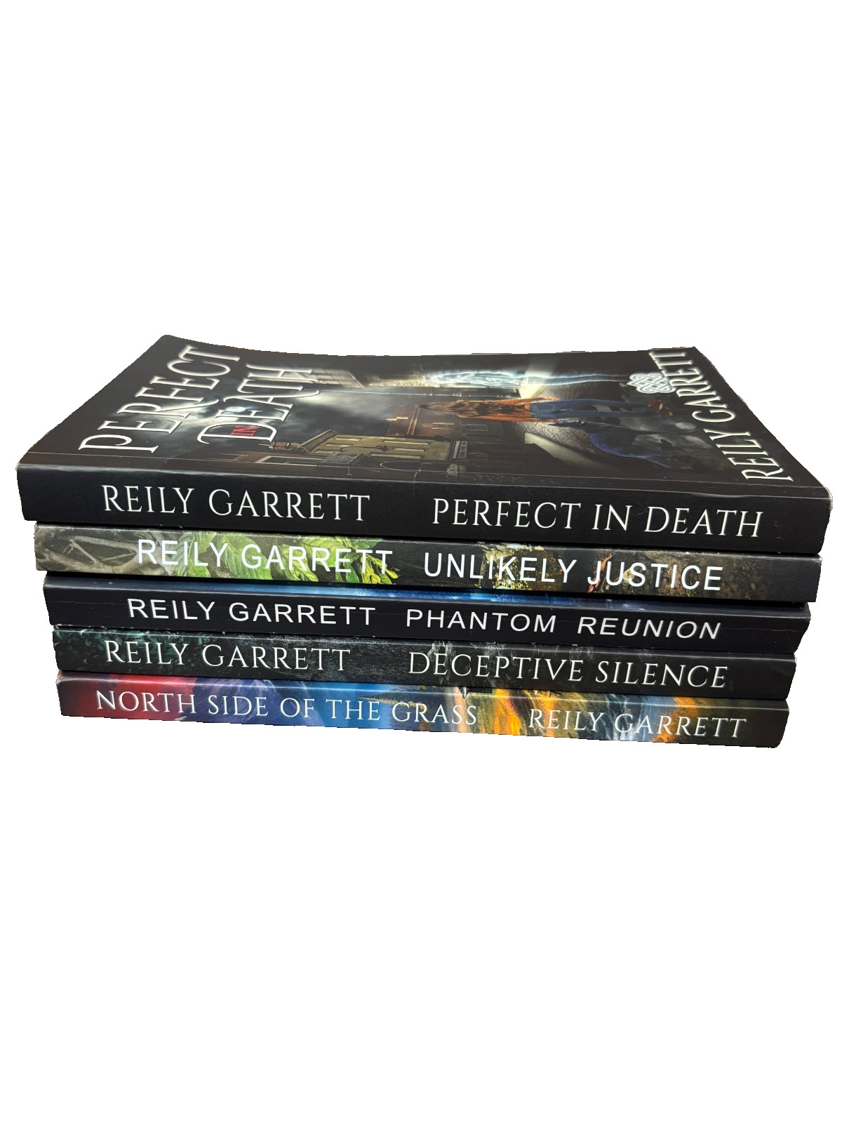 Reily Garrett ~ 5 book lot ~ Unlikely Phantom Beneath North Side Perfect