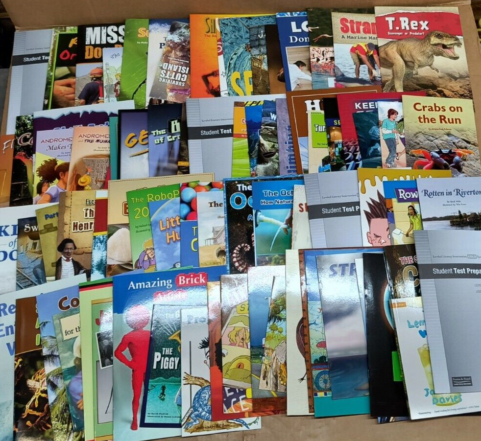 Fountas & Pinnell LLI Gold System Reader Books w/ Test 1-192 Levels O-T Grade 4