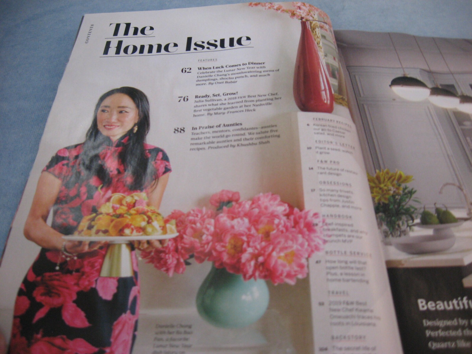3 Food & Wine Magazine Nov. ’20 Thanksgiving, Feb. ’21 Home,Apr. ’21 Spring Wine